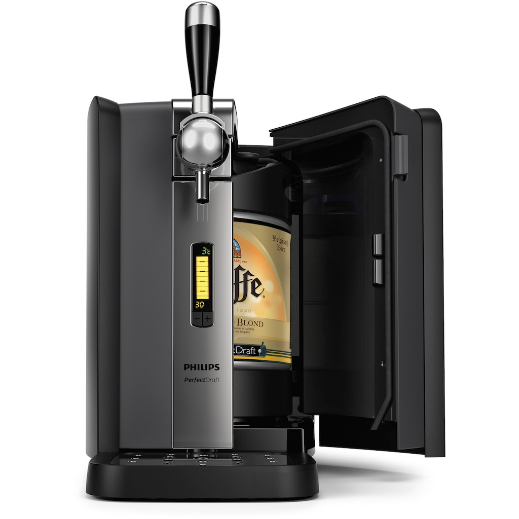 Philips Bierzapfanlage »HD3720/25«, 6 Liter-Fässer, LCD-Display, 1,5 Bar, 3°C Biertemperatur