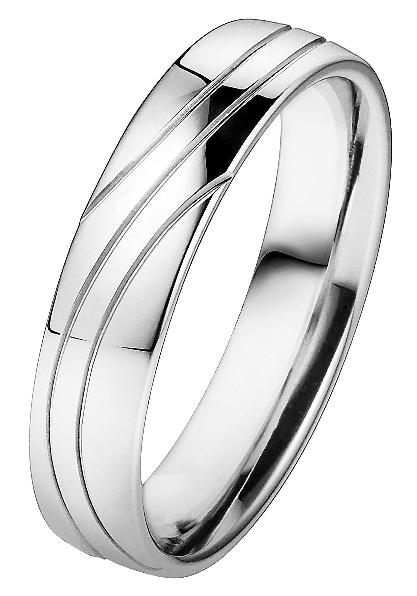 DOOSTI Trauring »Schmuck Geschenk Silber 925 Trauring Ehering Partnerring LIEBE«, Made in Germany, wahlweise mit oder ohne Brillanten