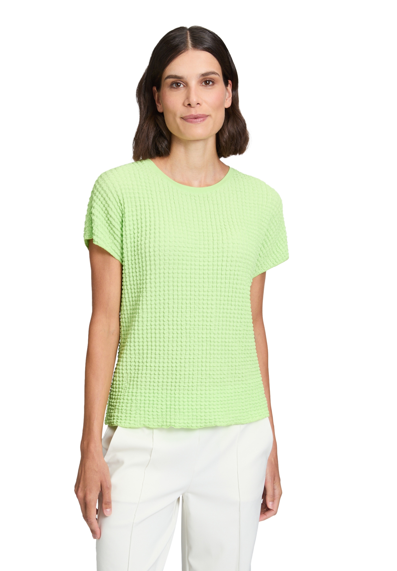 Betty Barclay Kurzarmshirt »Strukturshirt mit U-Boot-Ausschnitt«