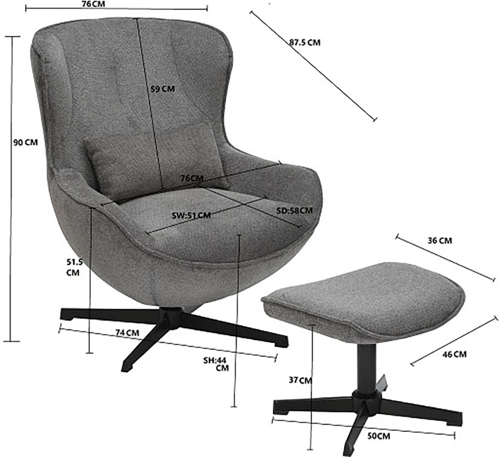 OTTO home Sessel »Yolli Relaxsessel, TV-Sessel mit Hocker«