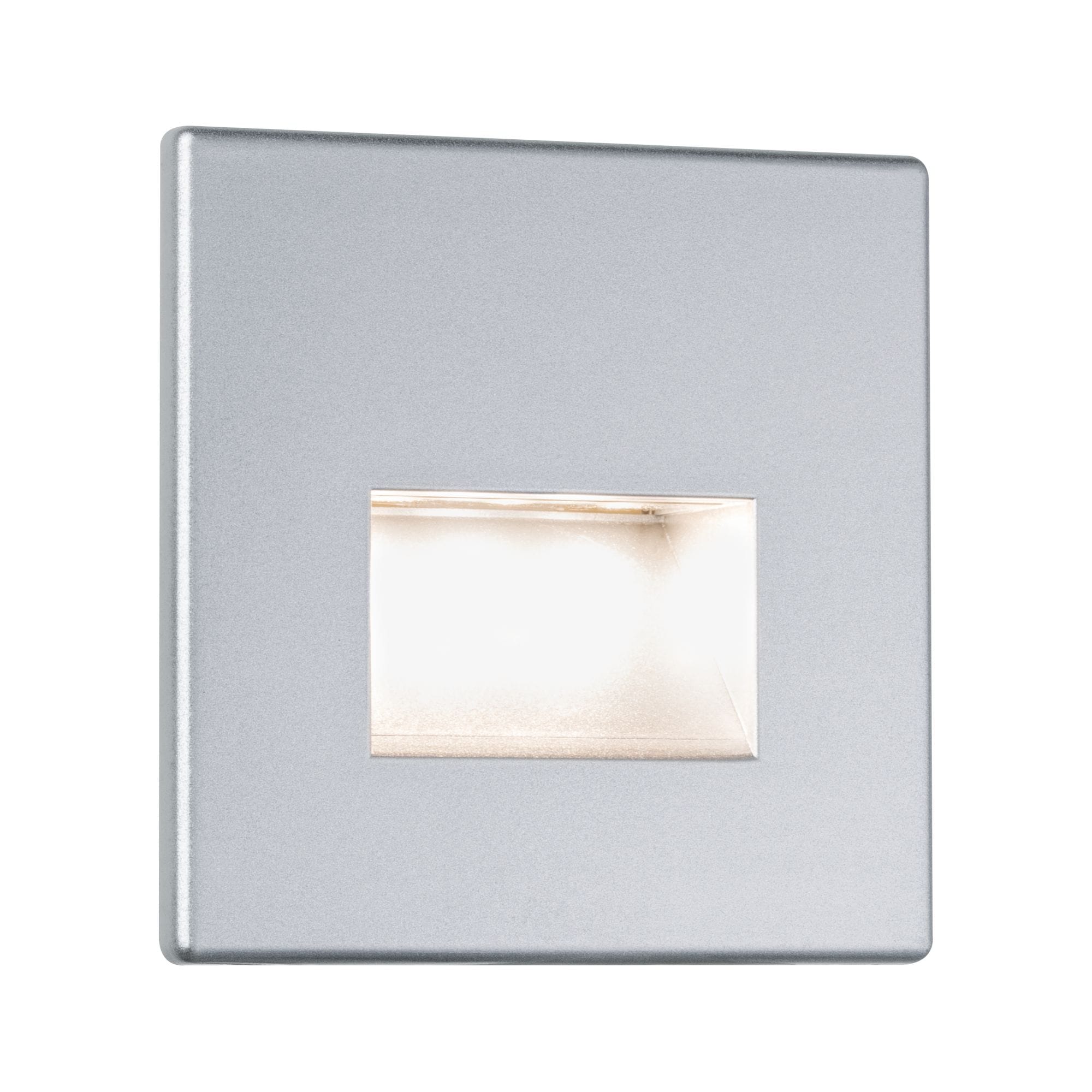 Paulmann LED Einbauleuchte »LED Wandeinbauleuchte Edge Quadro 1,2W 25lm 230V« 1 Stk. Warmweiß