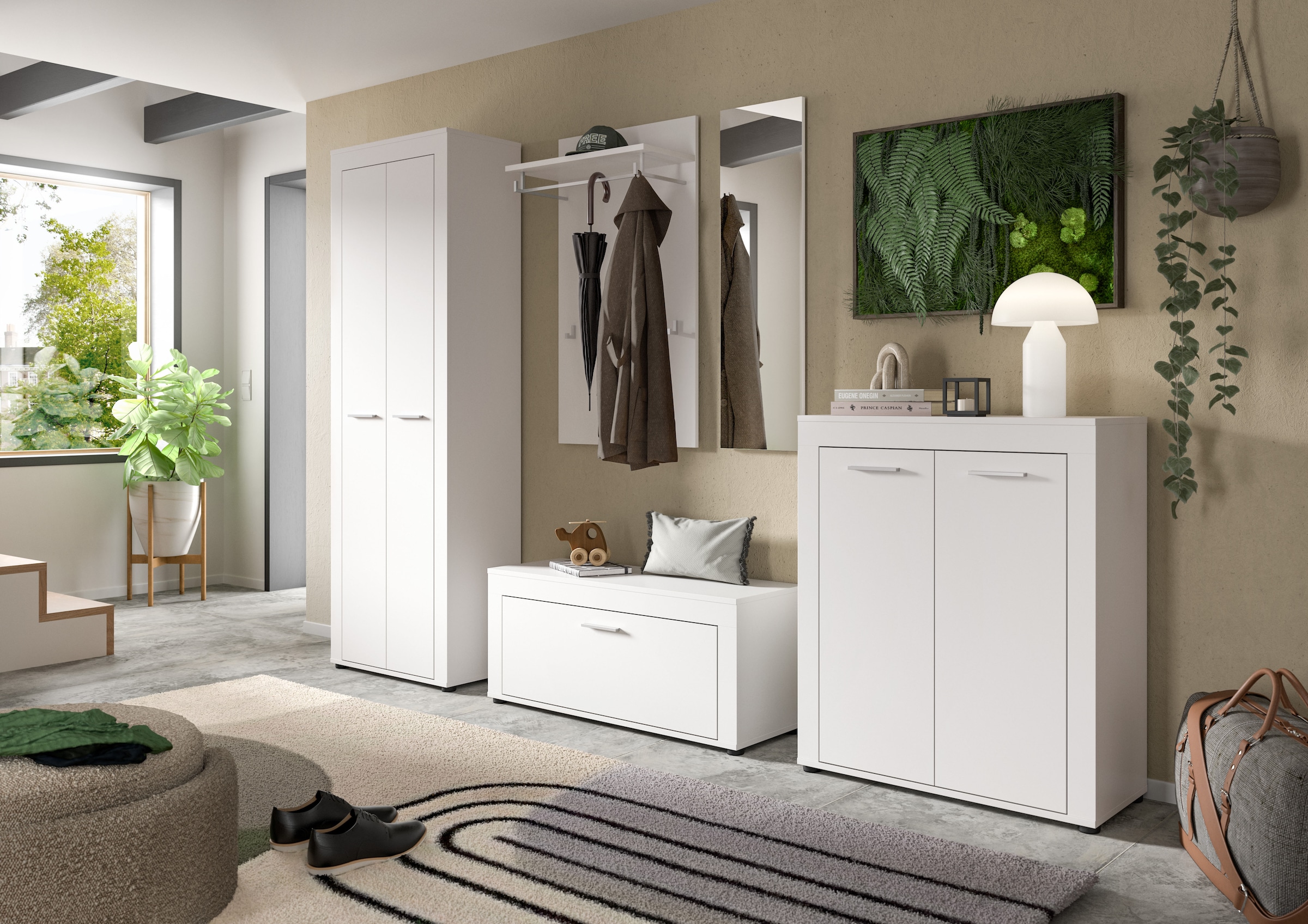 Home affaire Garderoben-Set »Aosta« Set, 5 Stk. tlg.