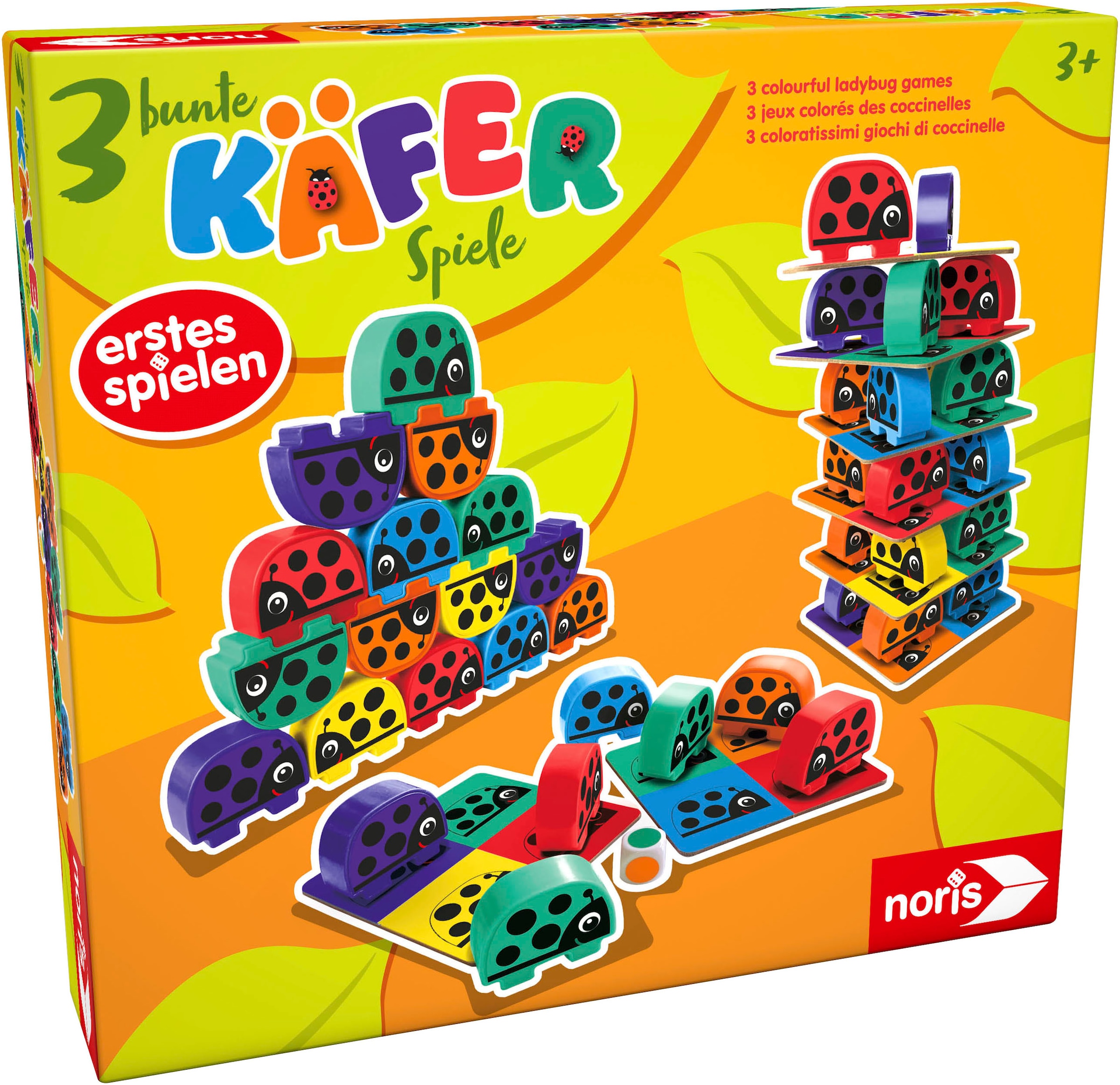 Noris Spiel »3 bunte Käferspiele«