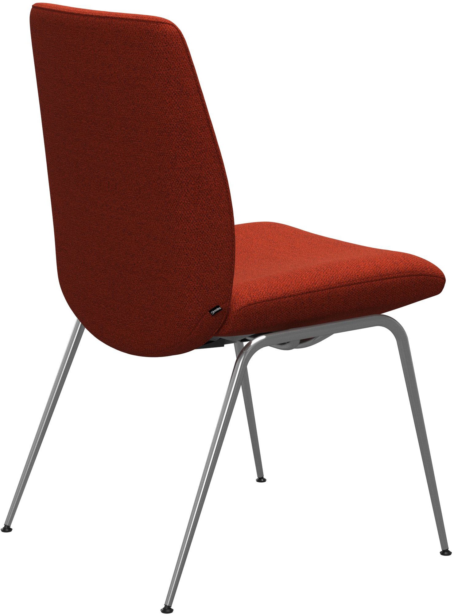Stressless® Polsterstuhl »Laurel«, ROHLEDER Stoff Q2 FARON, Low Back, Größe L, mit Beinen aus Stahl in Chrom glänzend