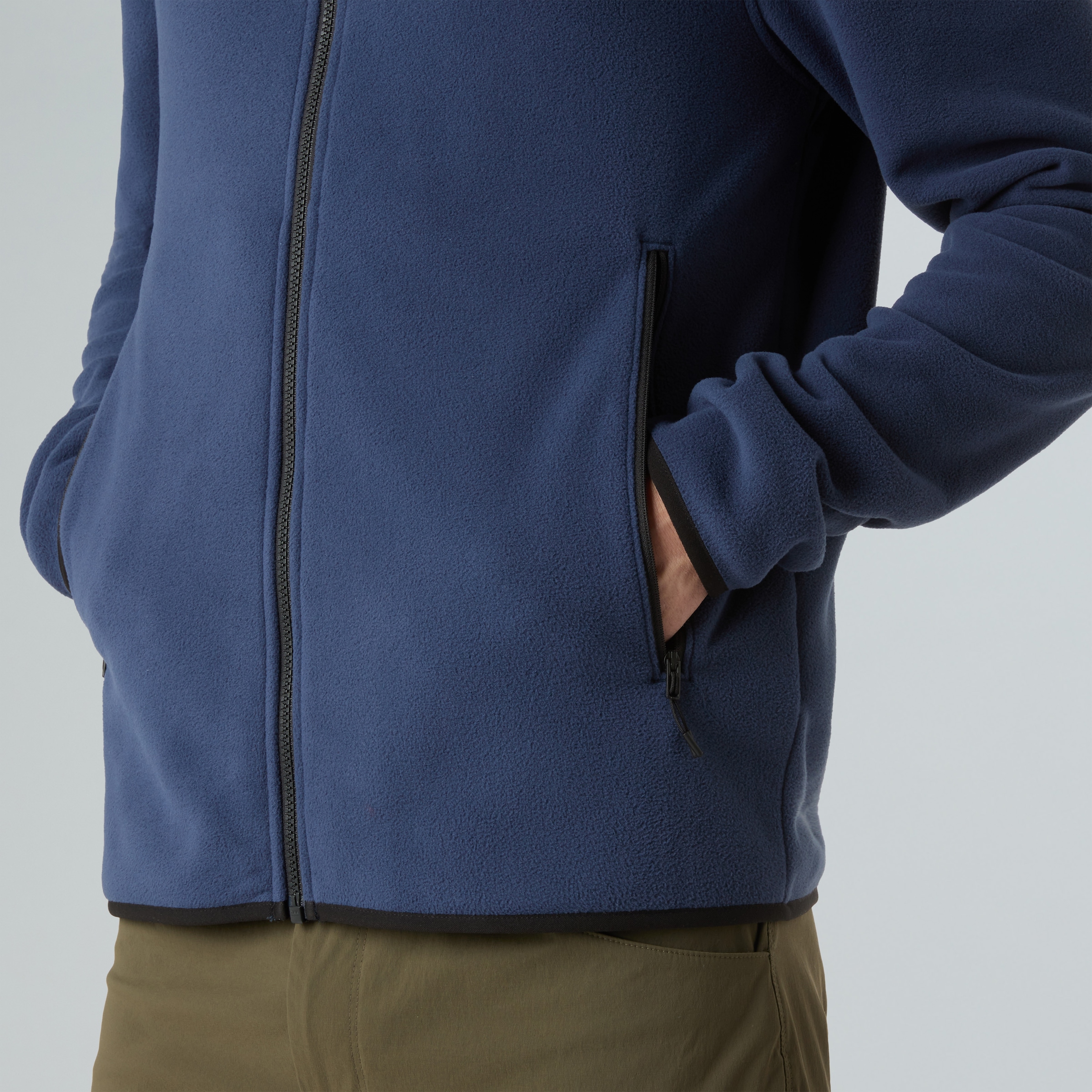 The North Face Fleecejacke »M GLACIER FLEECE JACKET« 1 Stk. tlg. für Outdoor-Aktivitäten, atmungsaktiv, wärmeisolierend