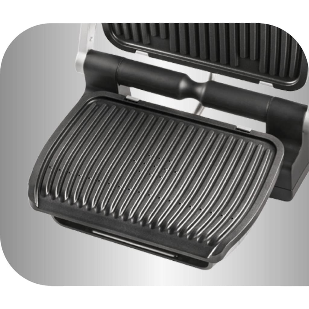 Tefal Kontaktgrill »GC712D OptiGrill+«, 2000 W, 6 Grillprogramme, passt Temperatur + Grillzyklus ans Grillgut an