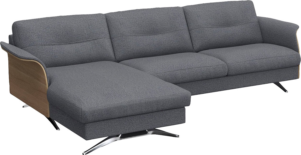 FLEXLUX Ecksofa »Glow bequem und komfortabel durch hochwertigen Sitzaufbau, L-Form«, Modernes skandinavisches Design