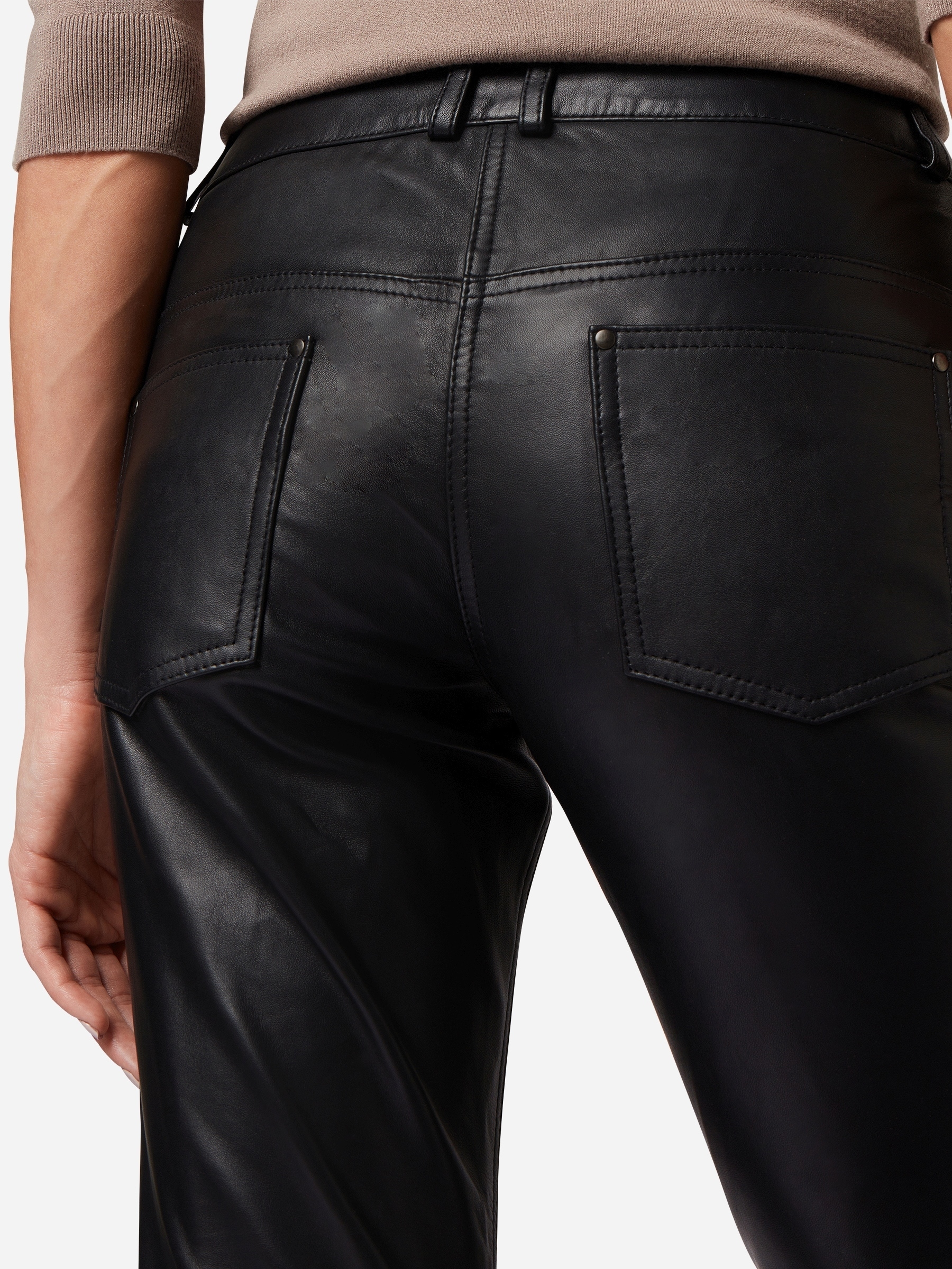 RICANO 5-Pocket-Hose »Lederhose Dorin«  Handgefertigt aus echtem Leder