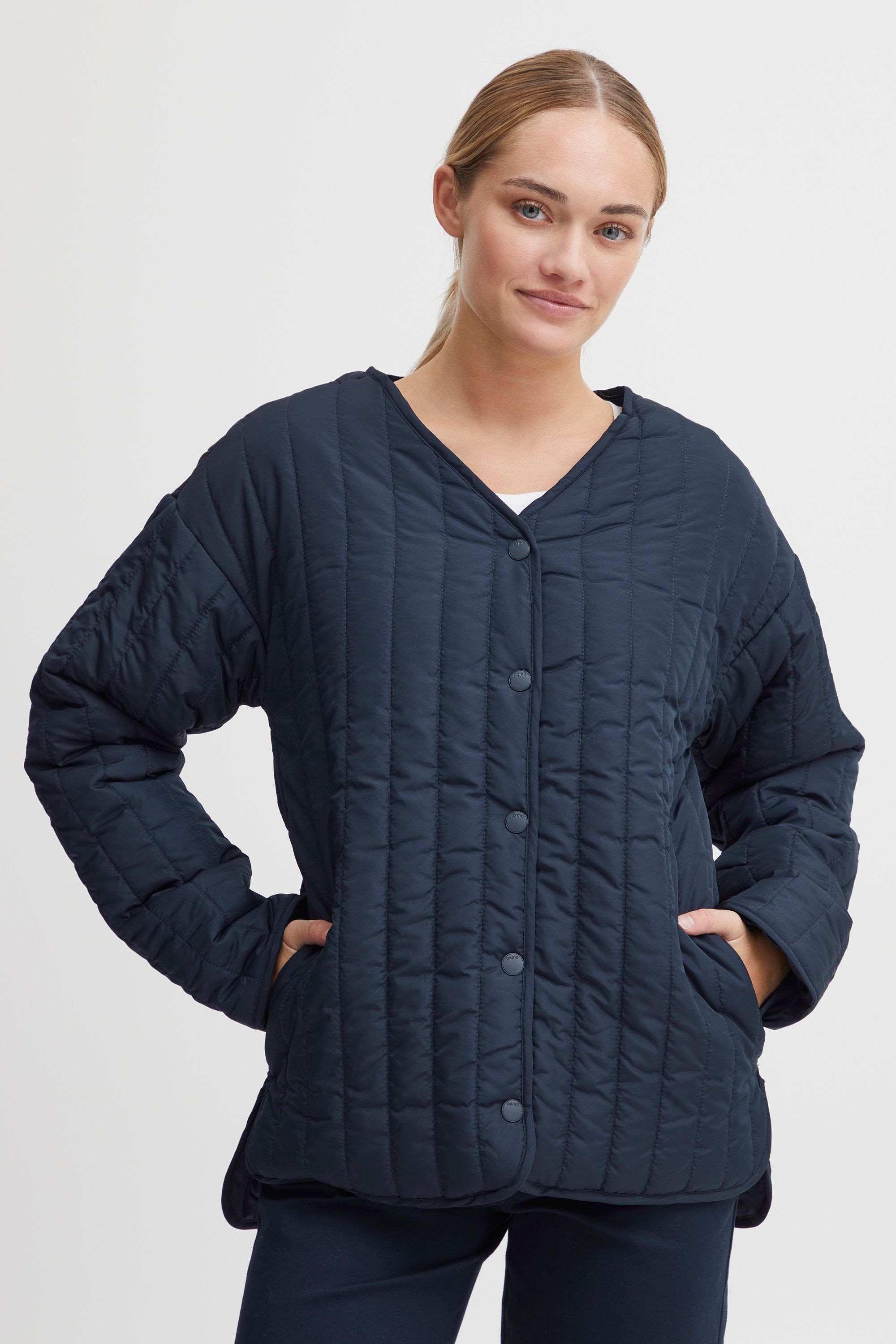 OXMO Steppjacke »Steppjacke OXSaggy«, ohne Kapuze