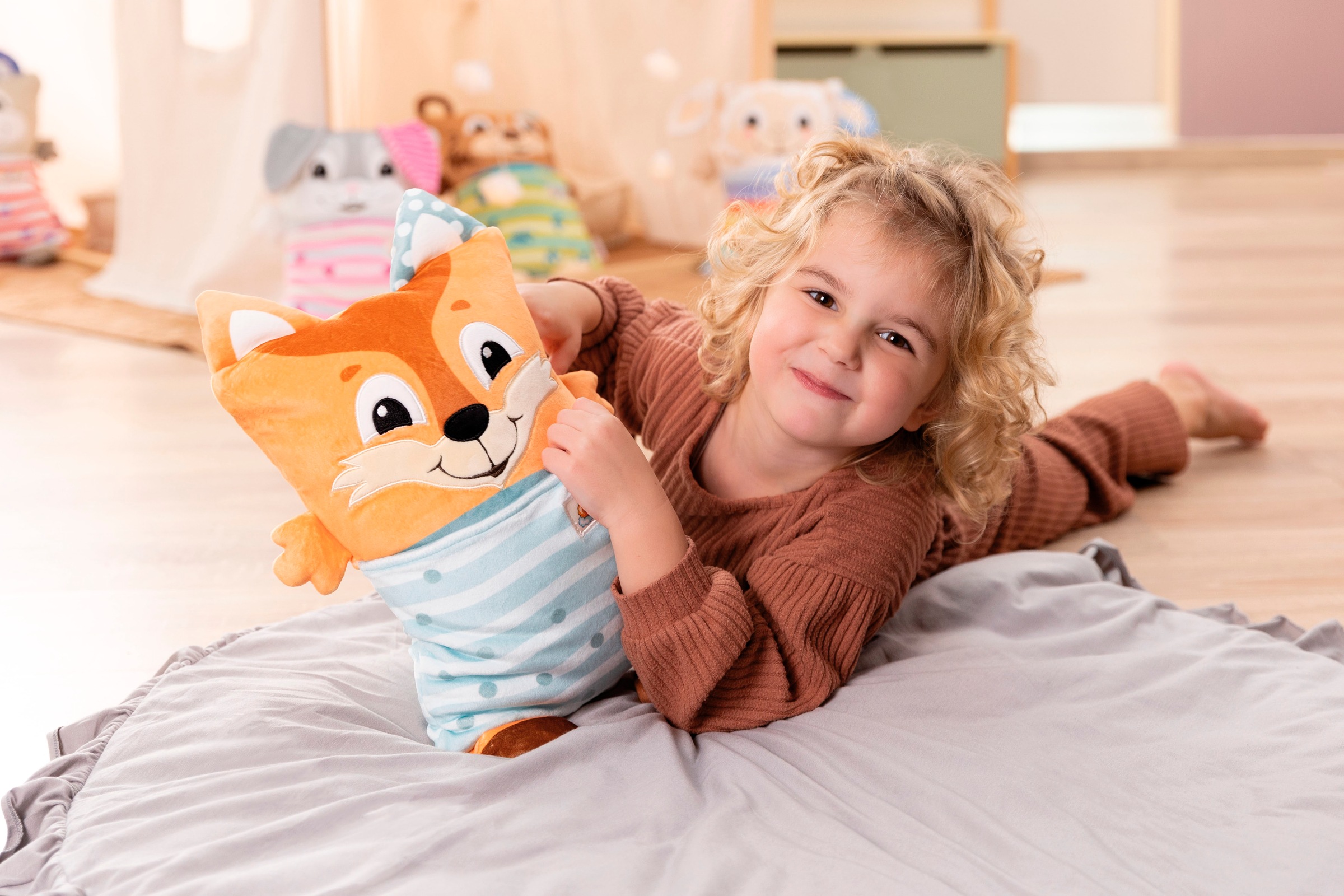 Nici Kuscheltier »Cosidoos, Fuchs mit Wendefunktion 30x20 cm«