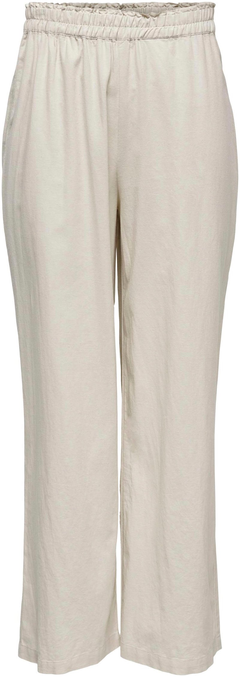 ONLY Schlupfhose »ONLTOKYO HW LINEN BLEND ST PANT«, mit Leinen