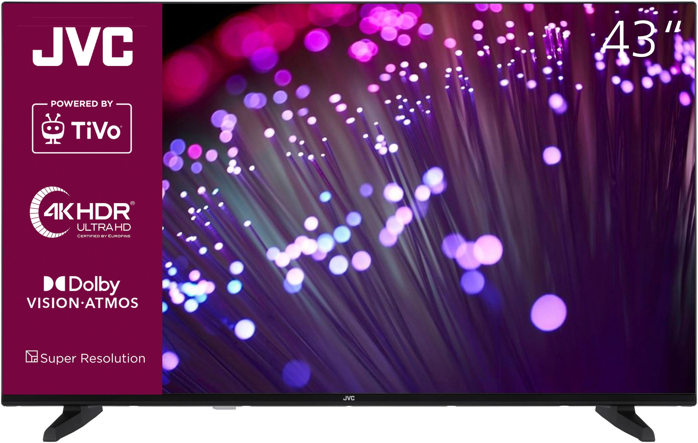 JVC LED-Fernseher »LT-43VU3455«, 4K Ultra HD, Smart-TV