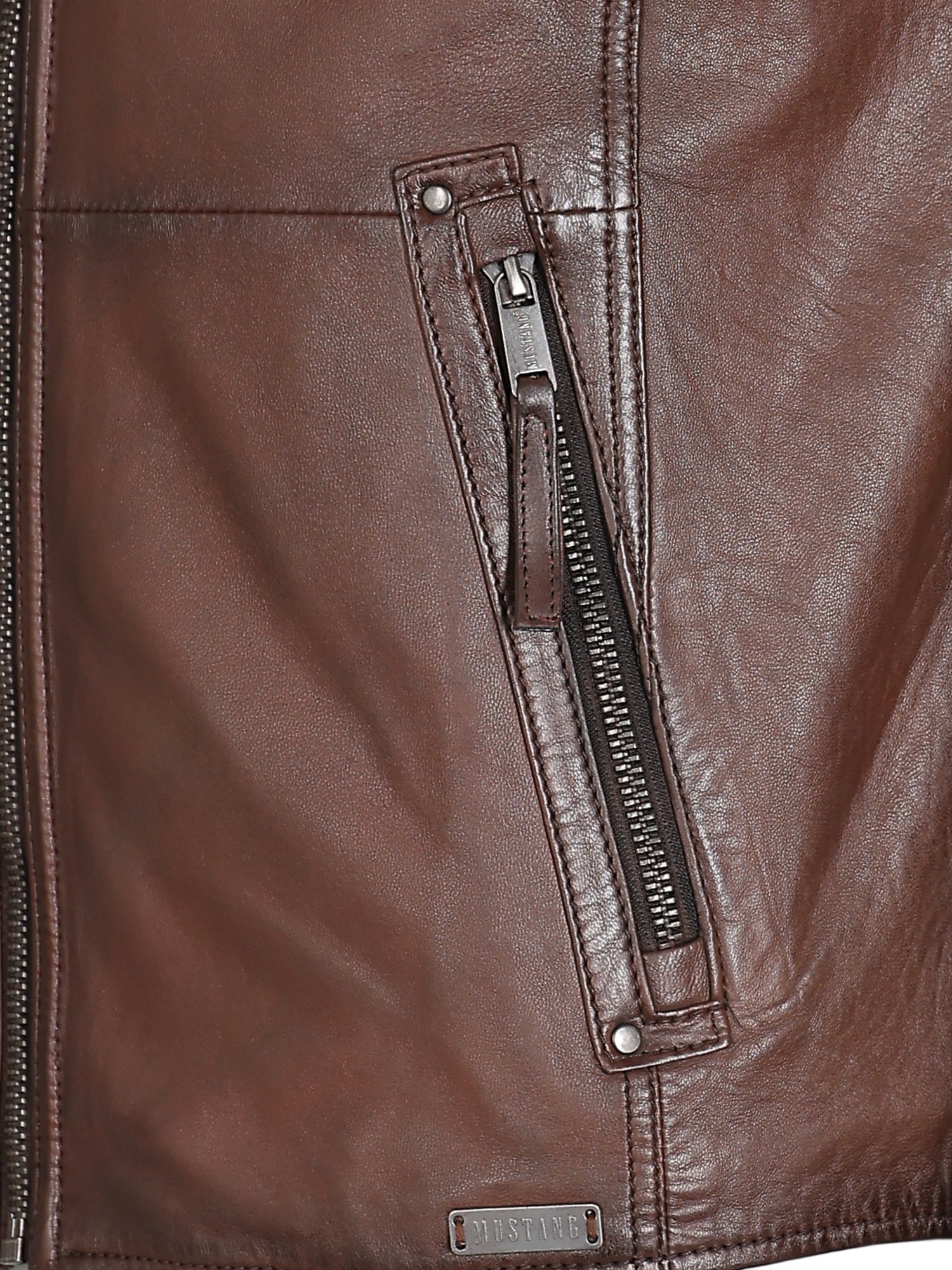 MUSTANG Bikerjacke »Lederjacke 31020238«