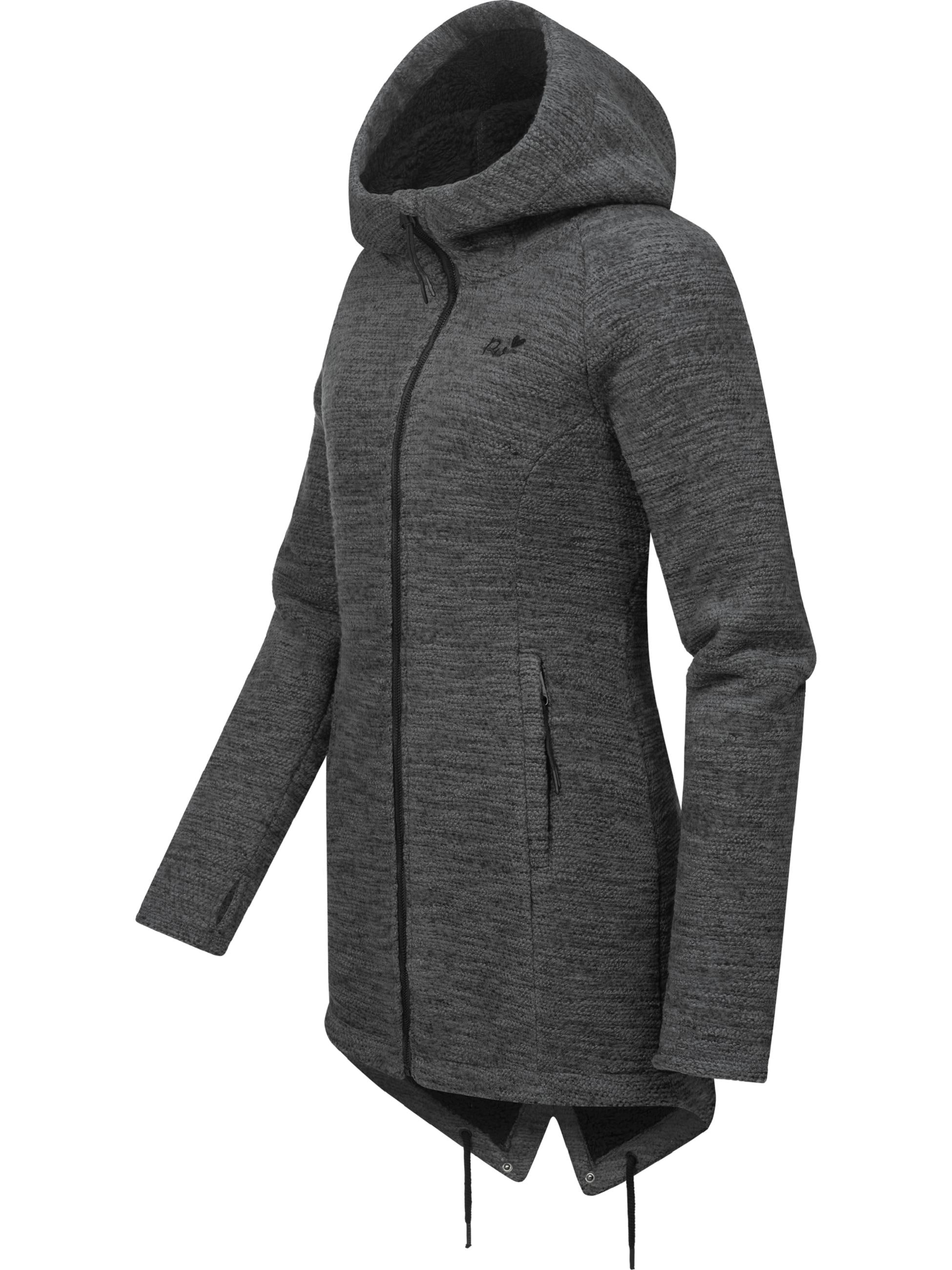Ragwear Kapuzensweatjacke »Kapuzenstrickjacke Wingi Melange«