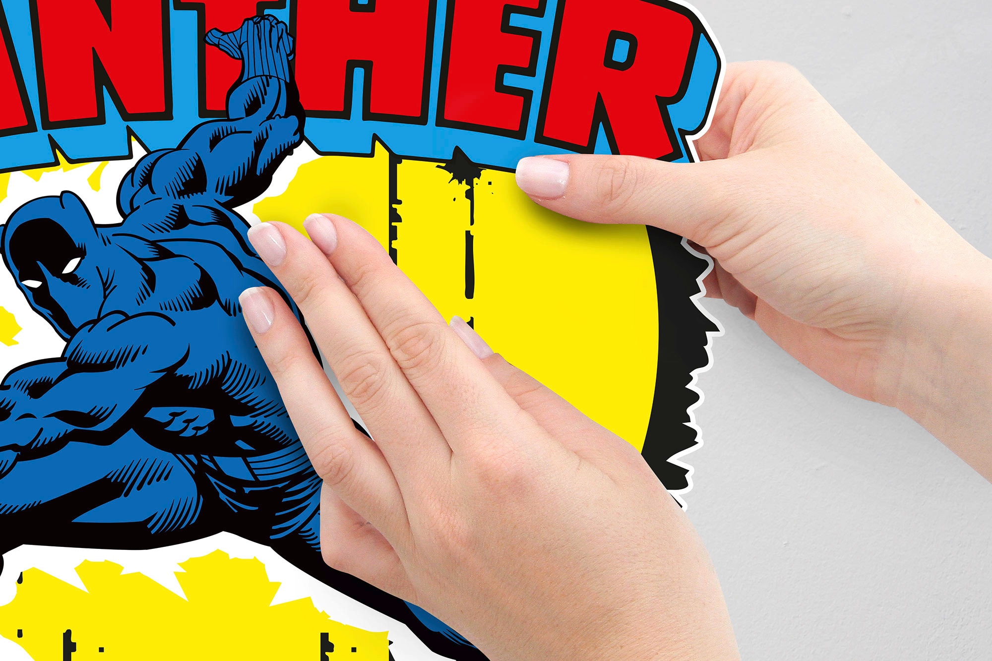 Komar Wandtattoo »Black Panther Comic (1 Höhe), Classic«, XXL Jahren selbstklebendes 50x70 mit St.), kaufen cm x 3 Wandtattoo Garantie | (Breite online