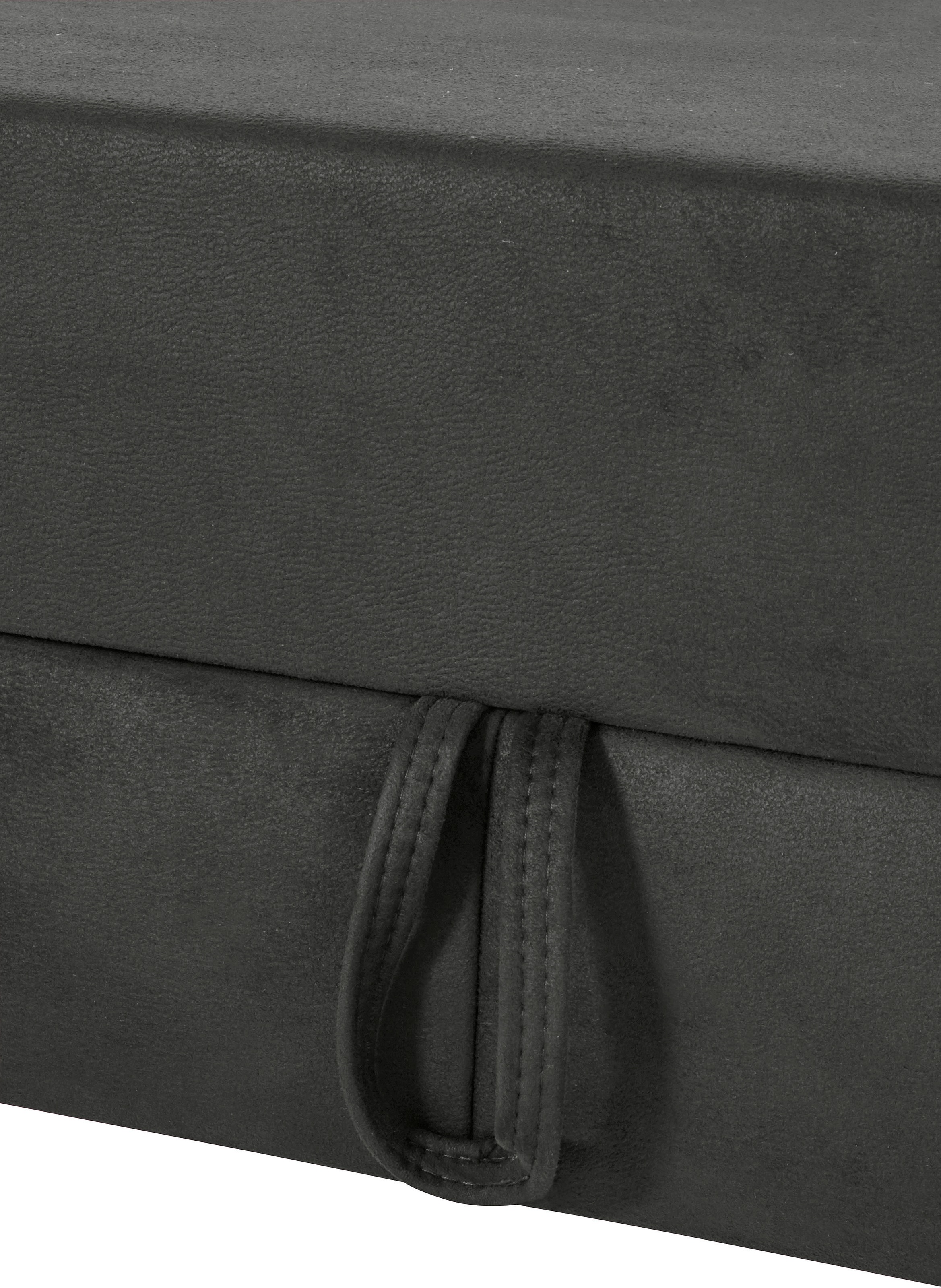 sit&more Ecksofa »Darwin L-Form«, inklusive Federkern, wahlweise mit Kopfteilverstellung, Bettfunktion