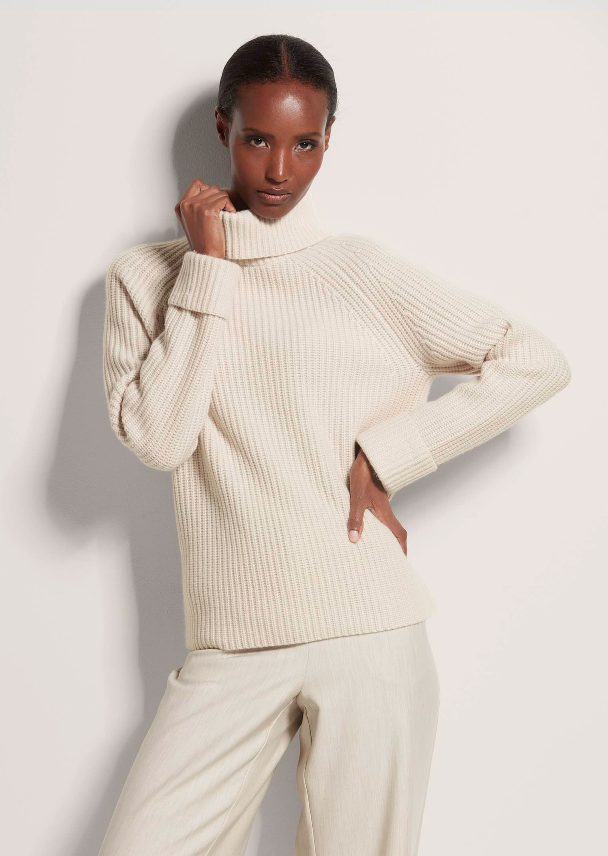MADELEINE Longpullover »Strickpullover Rollkragen-Pullover aus Kaschmir-Mix«