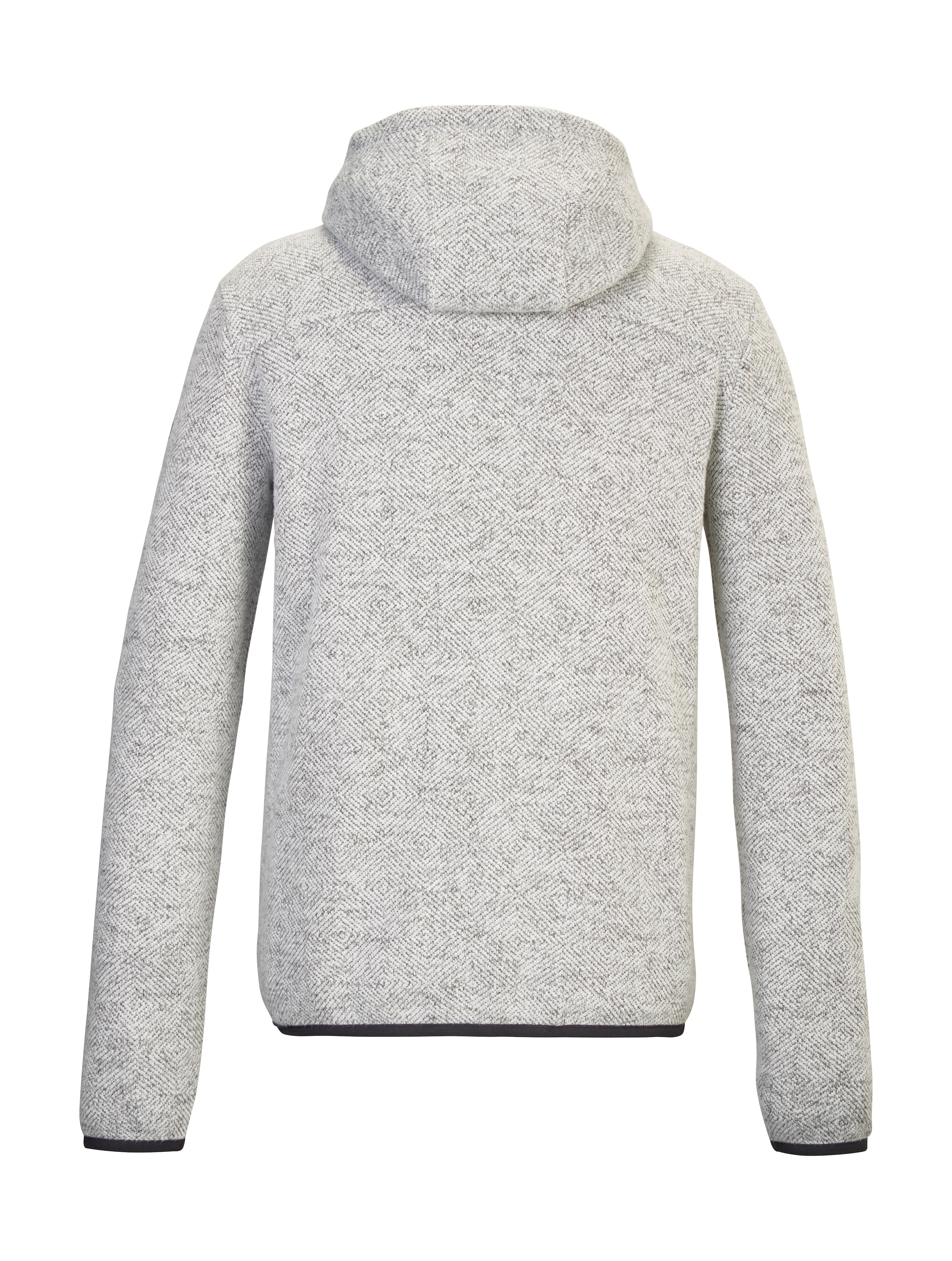 G.I.G.A. DX by killtec Fleecejacke »GW 54 MN KNTFLC JCKT«, Strickfleecejacke mit Kapuze, recyceltem Material, Zipper-Taschen