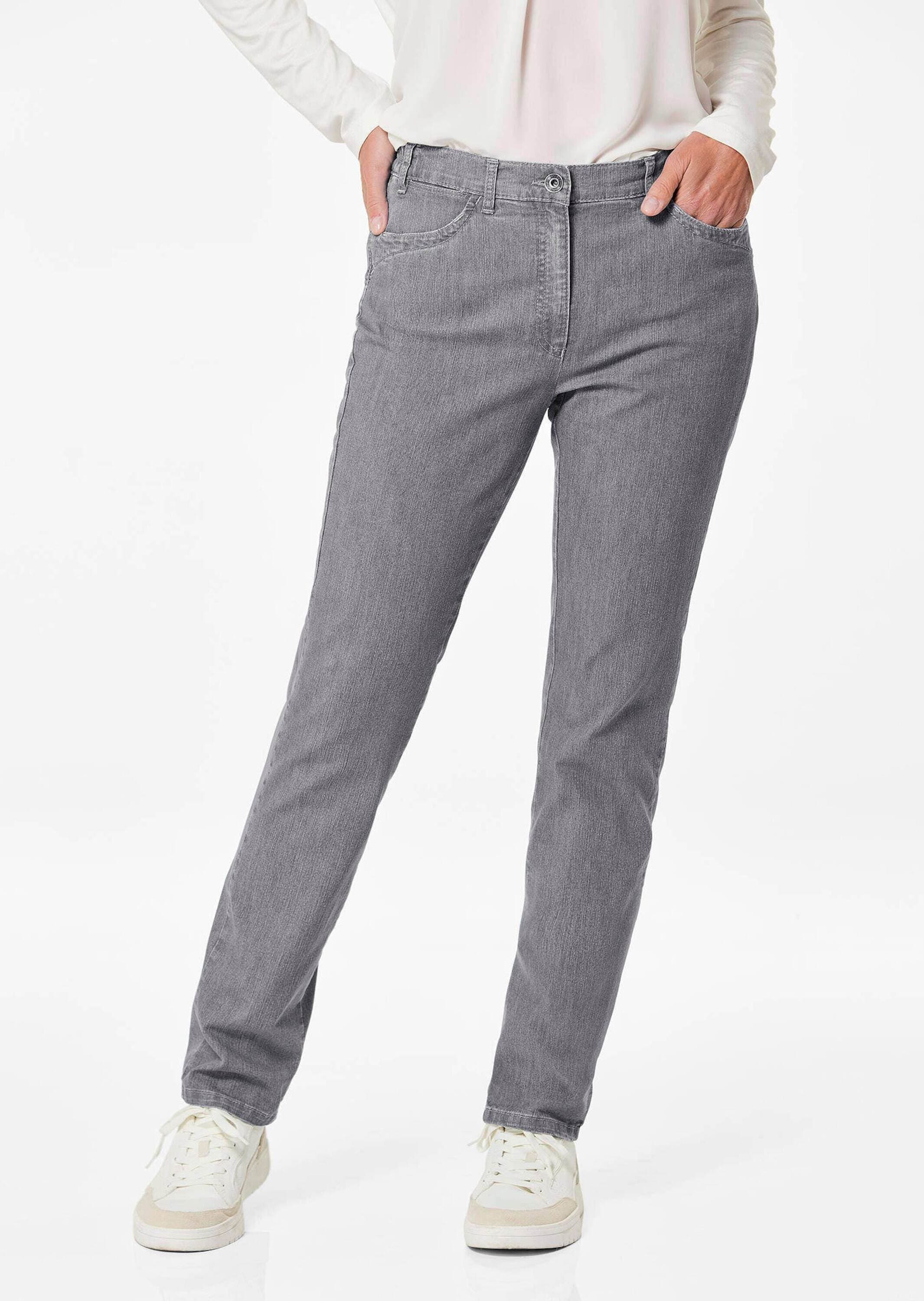 GOLDNER Stretch-Jeans »Jeanshose ANNA Edel geschmückte Jeanshose ANNA«