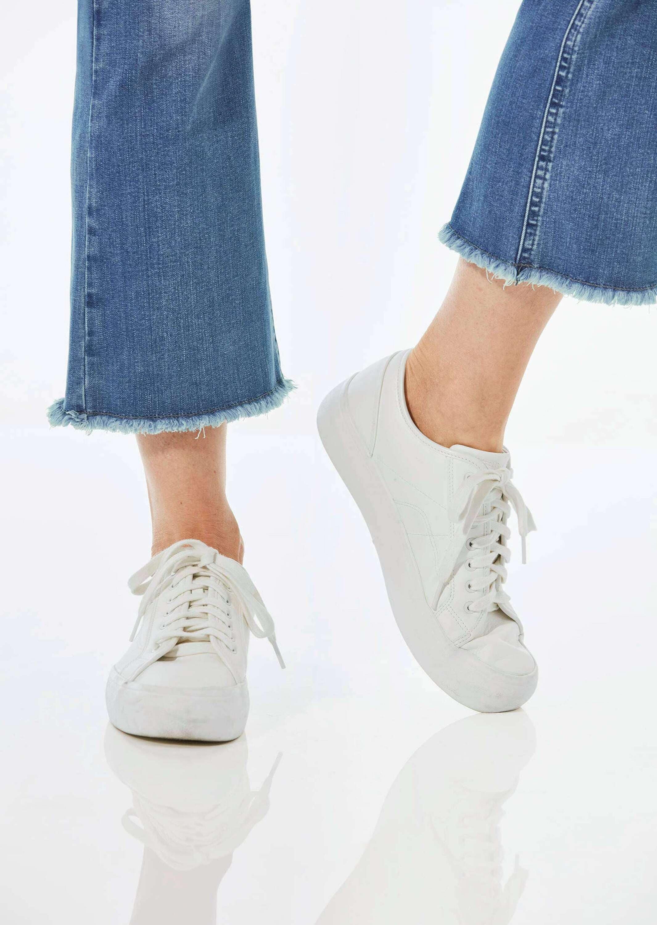 GOLDNER Regular-fit-Jeans »Jeans Jeans in 3/4-Länge«