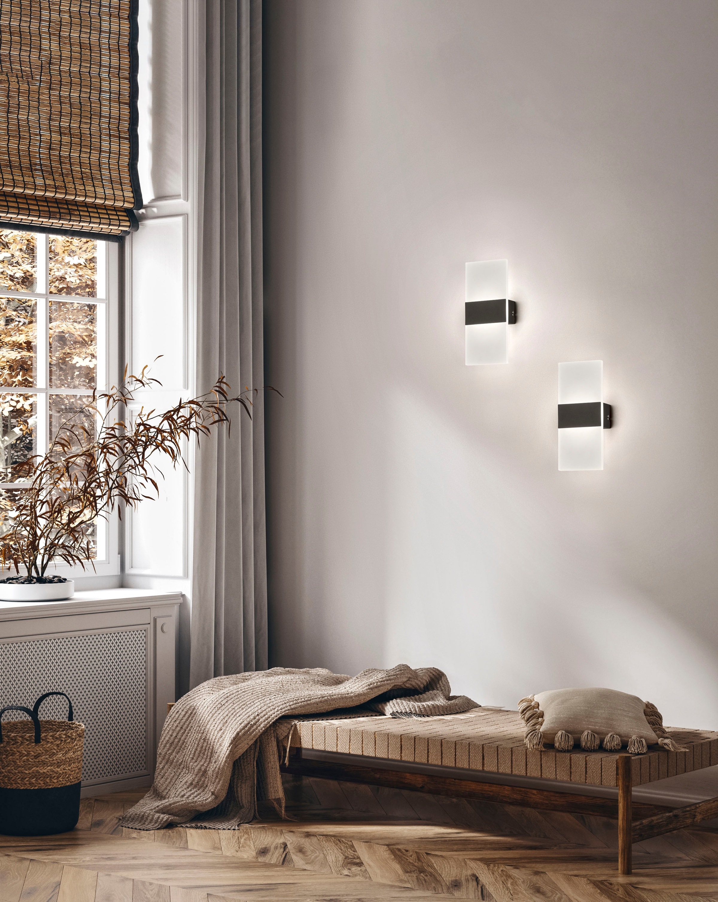 FISCHER & HONSEL Wandleuchte »Foder«, 1 flammig, Leuchtmittel LED-Modul | LED fest integriert, langlebige LED