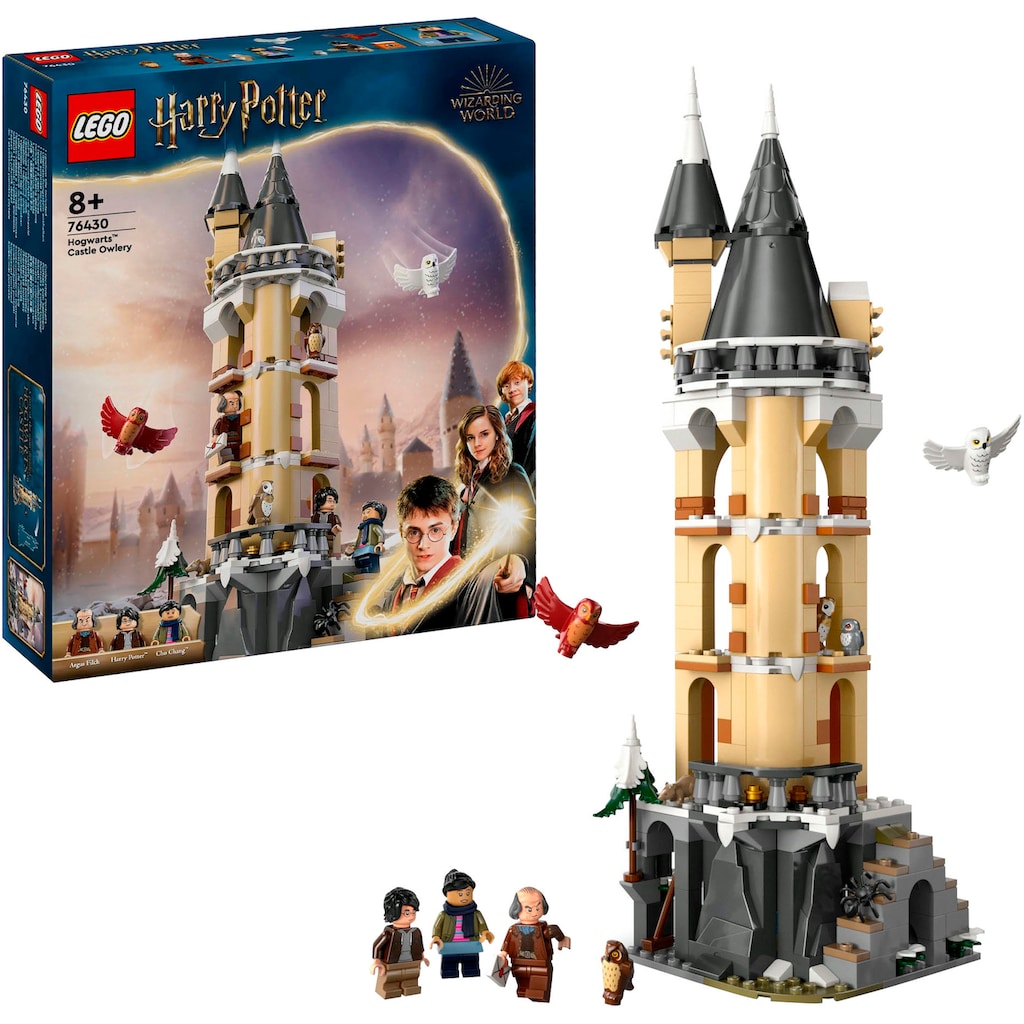LEGO® Konstruktionsspielsteine »Eulerei auf Schloss Hogwarts™ (76430), LEGO® Harry Potter™«, (364 St.), Made in Europe