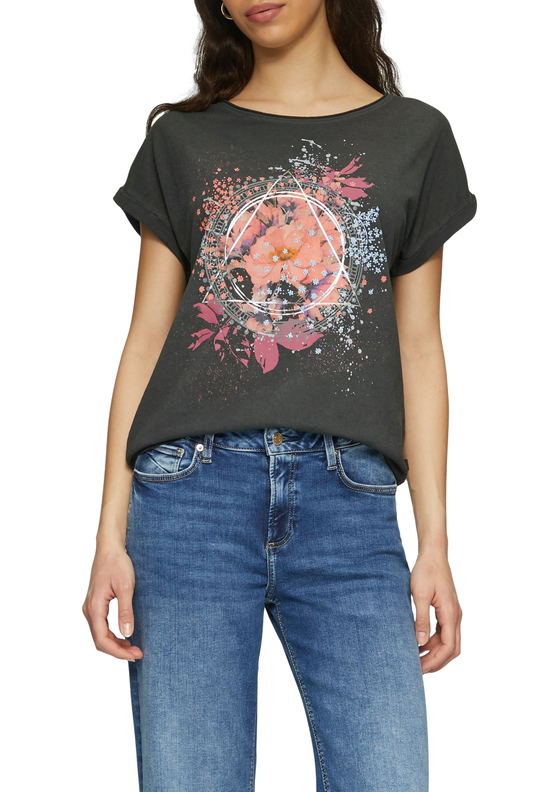 QS T-Shirt, mit Frontprint