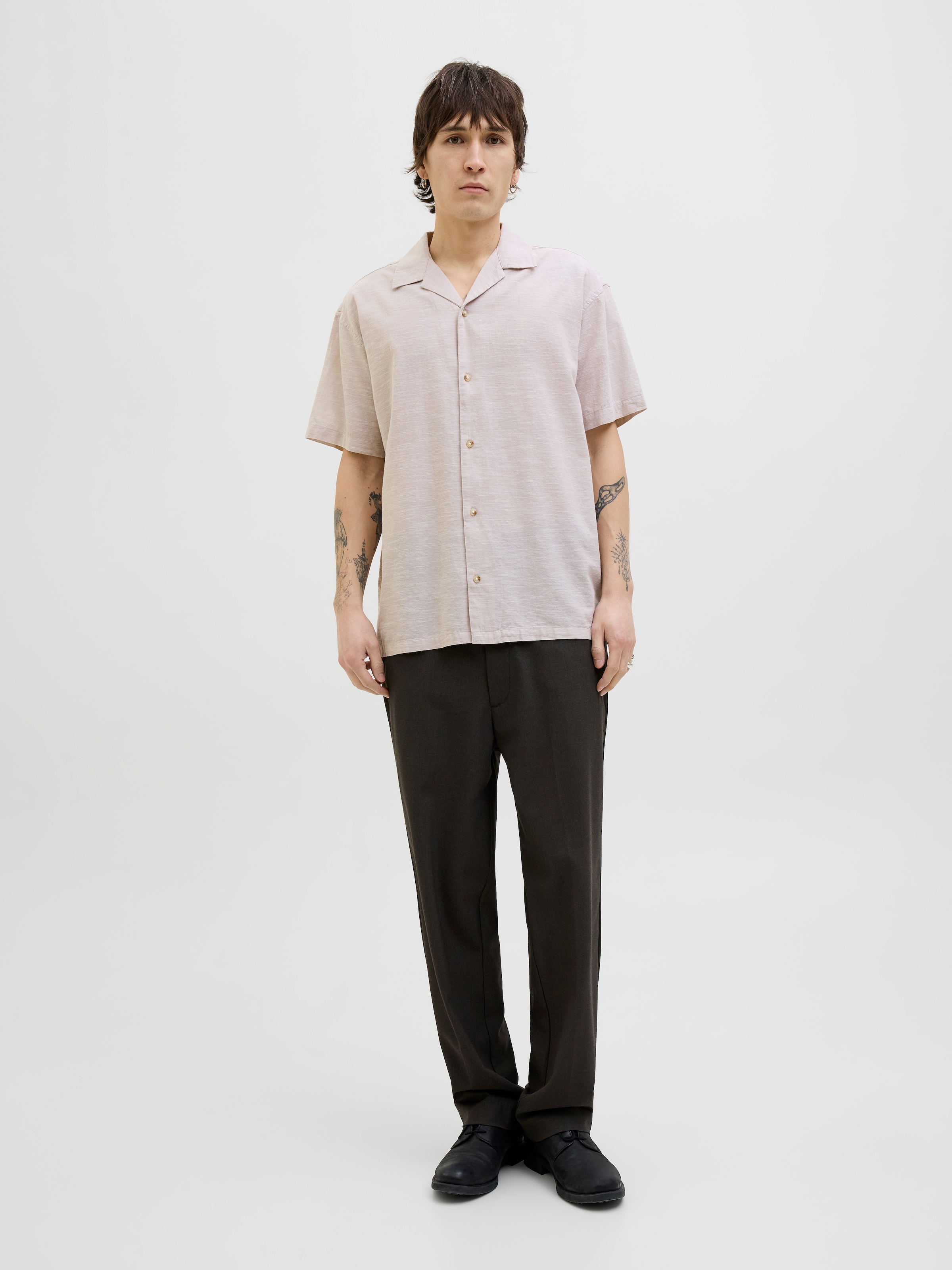 Jack & Jones Kurzarmhemd »JJESUMMER RESORT SHIRT SS SN«, mit Resort Kragen