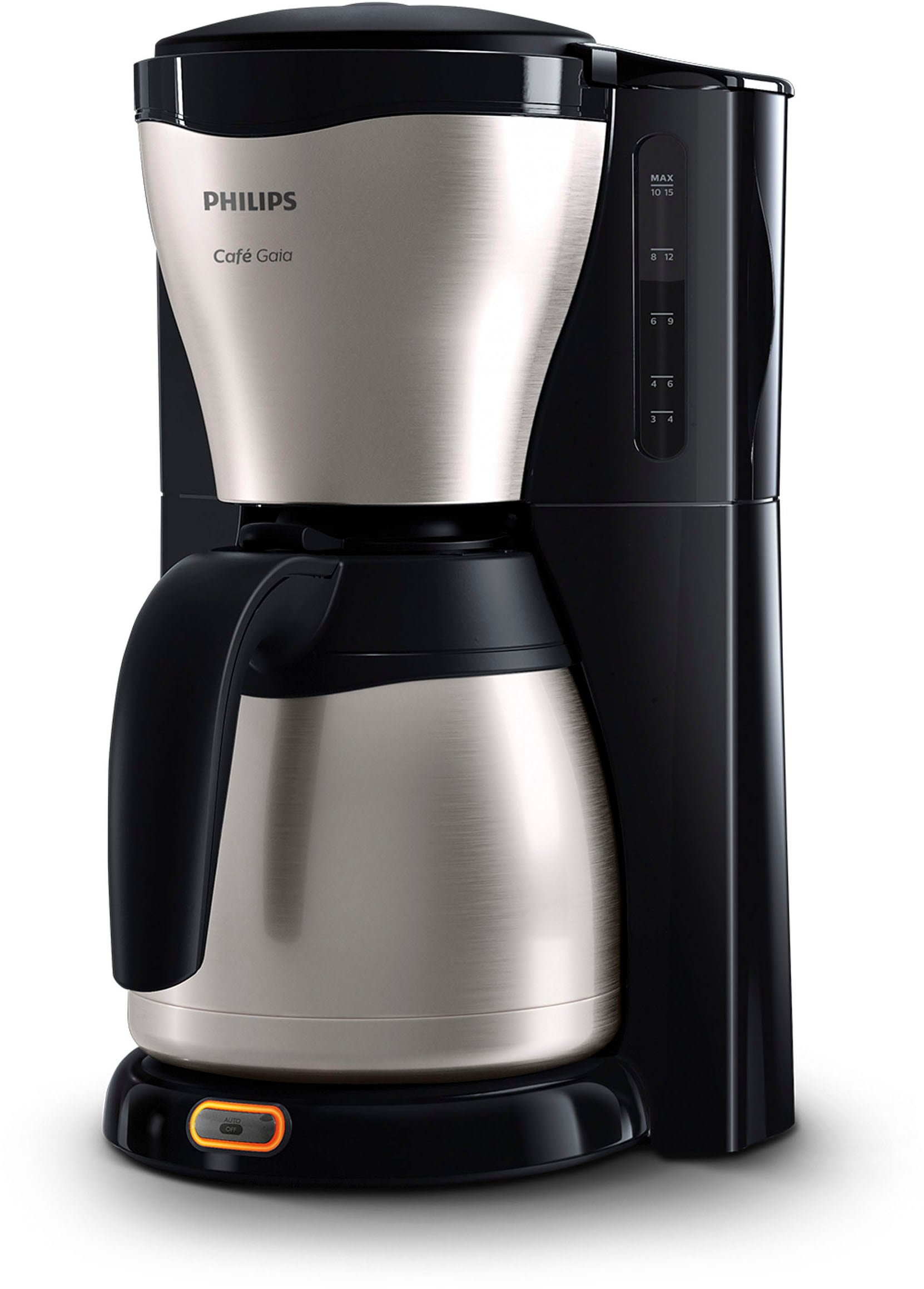 Philips Filterkaffeemaschine »HD7546/20«, 1,2 l Thermokanne, und 1x4, mit XXL Jahren 3 Kaffeekanne, Abschaltfunktion mit Tropfstopp Garantie