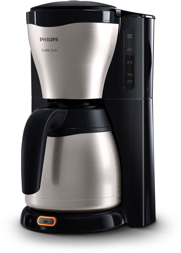 Filterkaffeemaschine »HD7546/20«, 1,2 l Kaffeekanne, 1x4, mit Thermokanne, Tropfstopp...