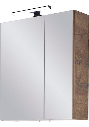 Spiegelschrank »Quickset 374 Badschrank, 2 Spiegeltüren, 2 Einlegeböden, 60 cm breit«
