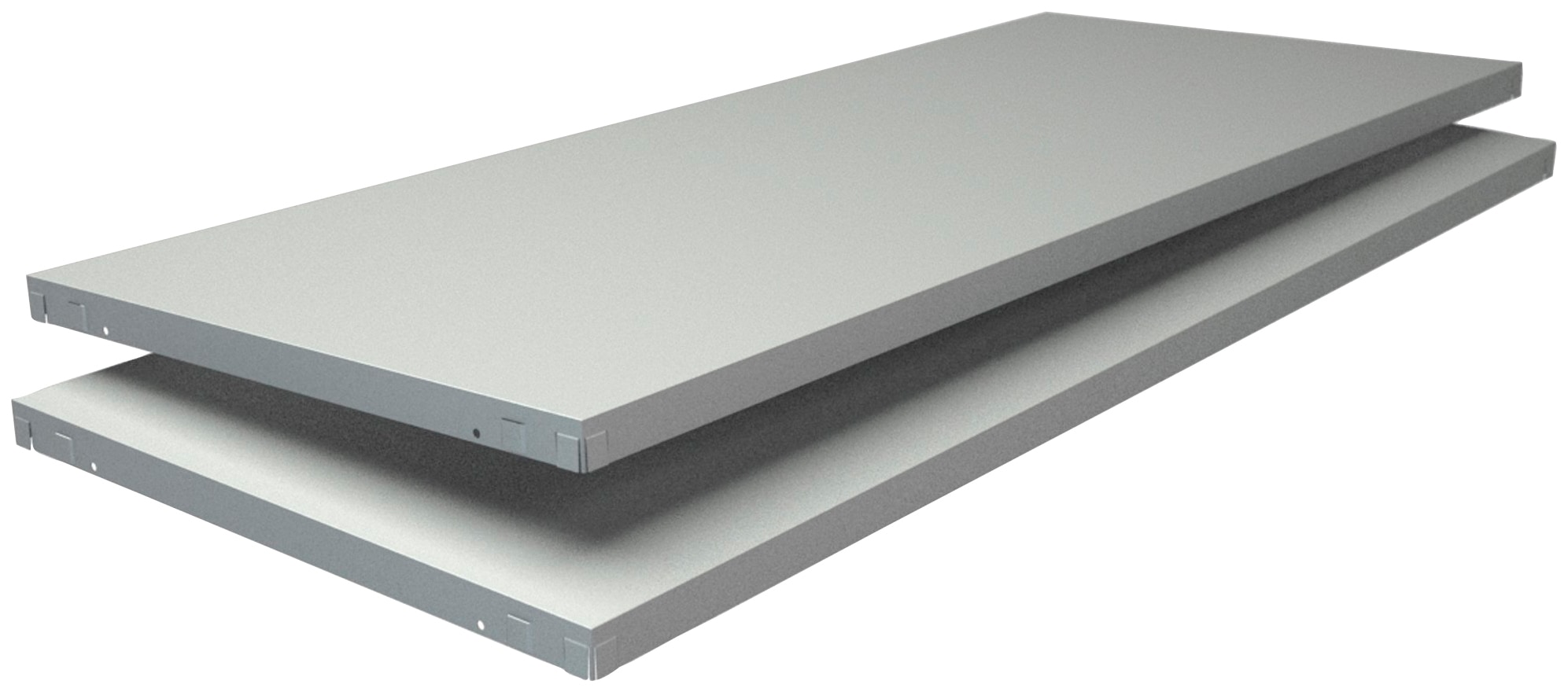 SCHULTE Regalwelt Regalelement »Stecksystem-Fachboden PowerMax«, 2 Stück weiß, 1200x500 mm