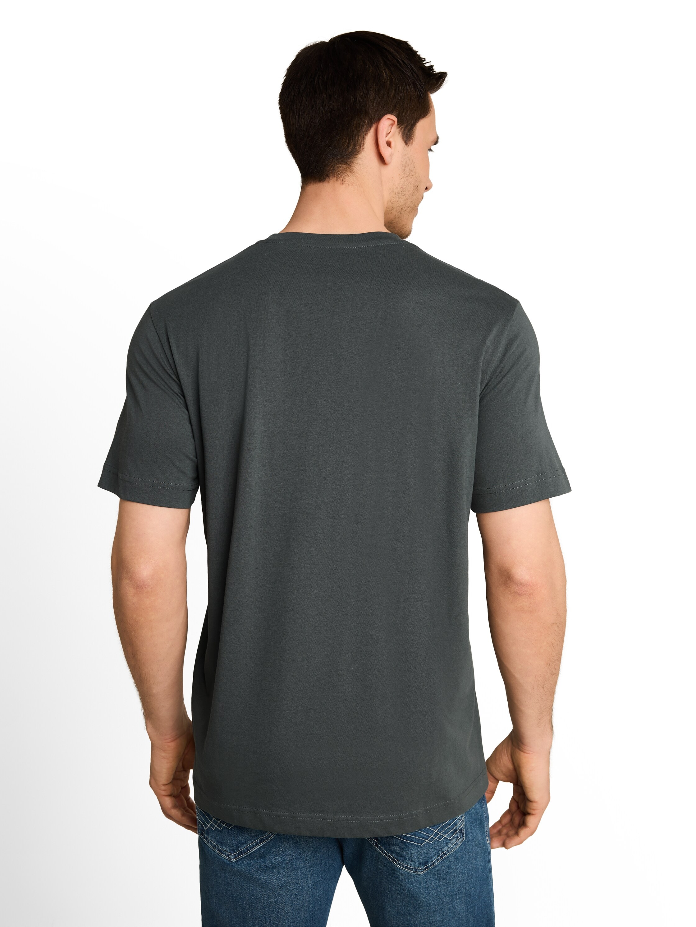 TOM TAILOR T-Shirt Packung, 3 3er Pack mit Logo-Stickerei