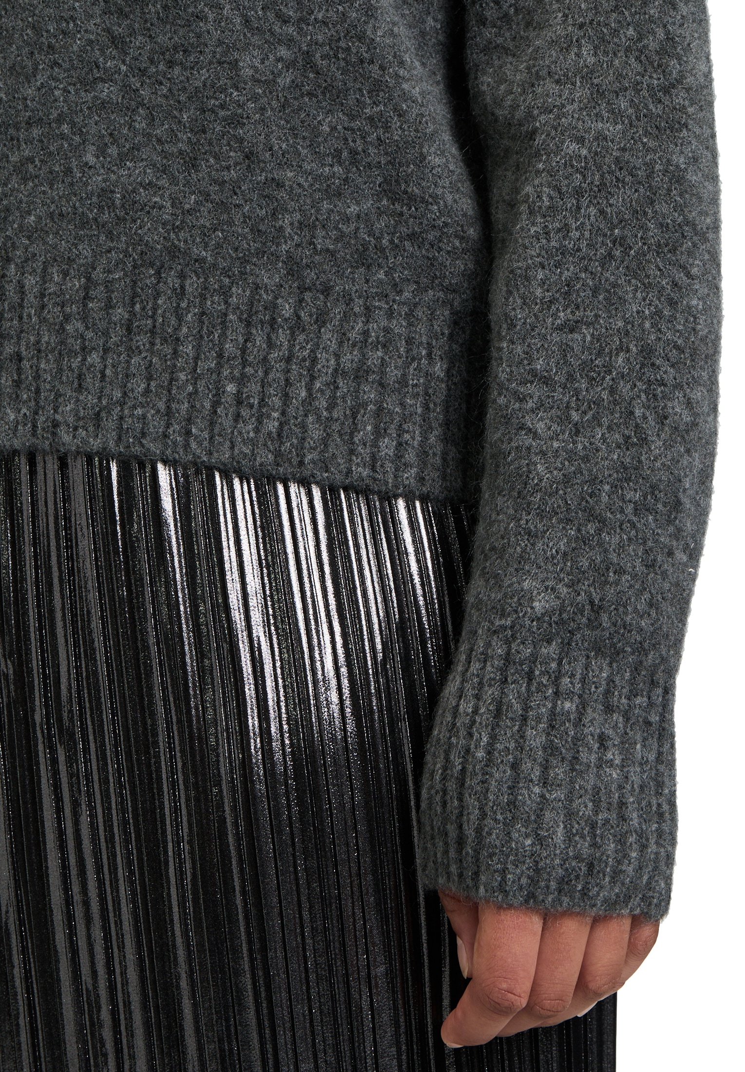 Cartoon Strickpullover »Strickpullover mit Stehkragen«