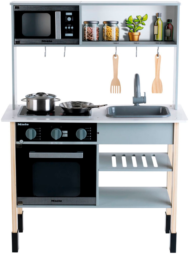 Klein Spielküche »Miele«, mit Zubehör aus Holz und Metall