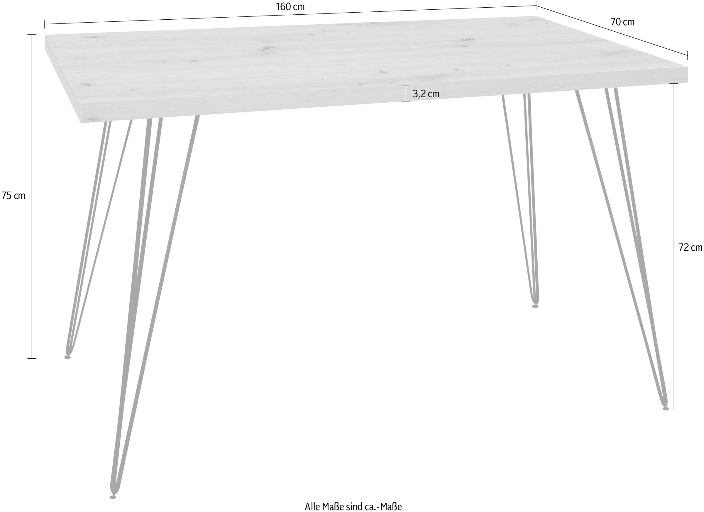 Mäusbacher Schreibtisch »Big System Office«, Breite 160 cm