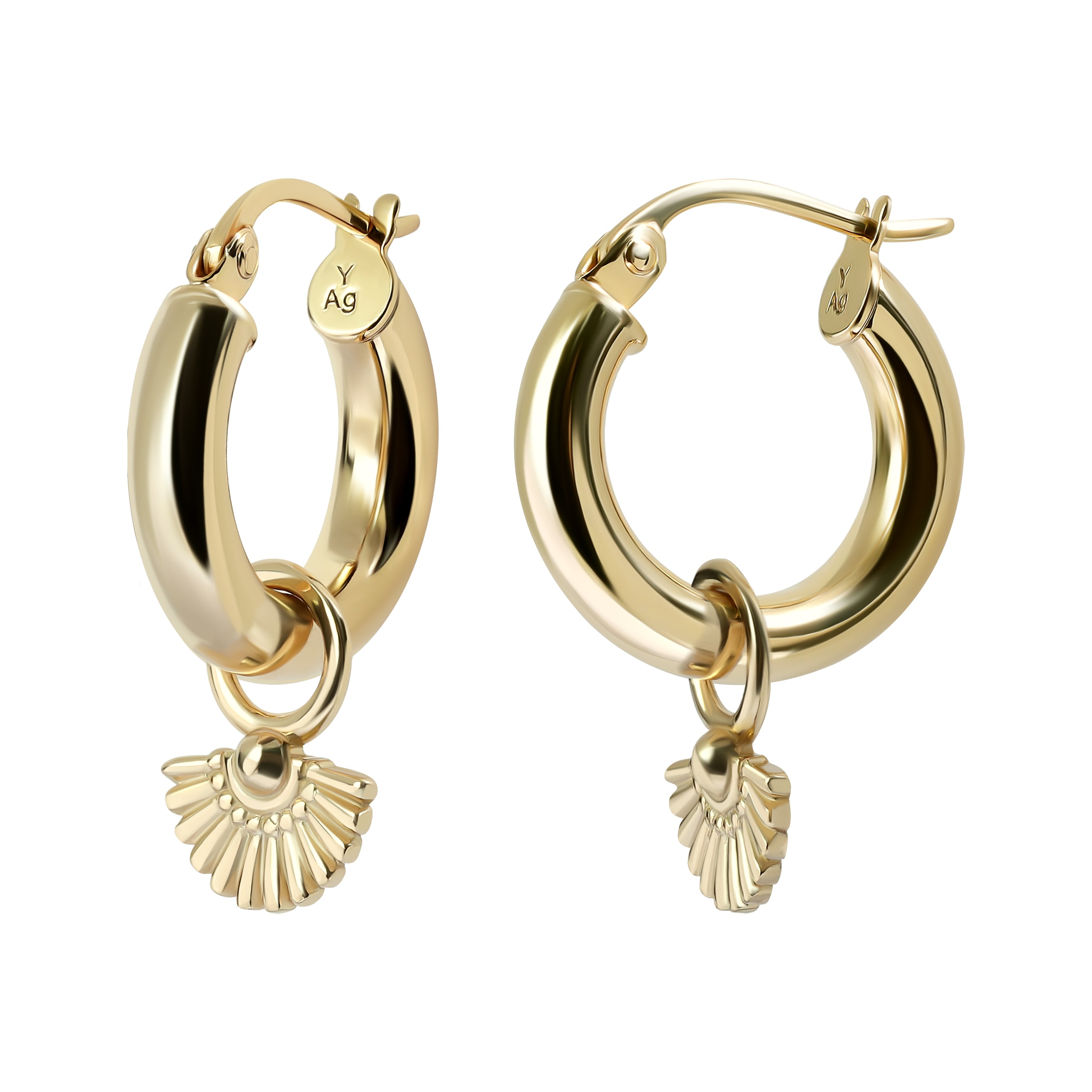 Firetti Paar Creolen »Multipack Schmuck Geschenk Silber 925 Ohrschmuck Ohrringe Charm«