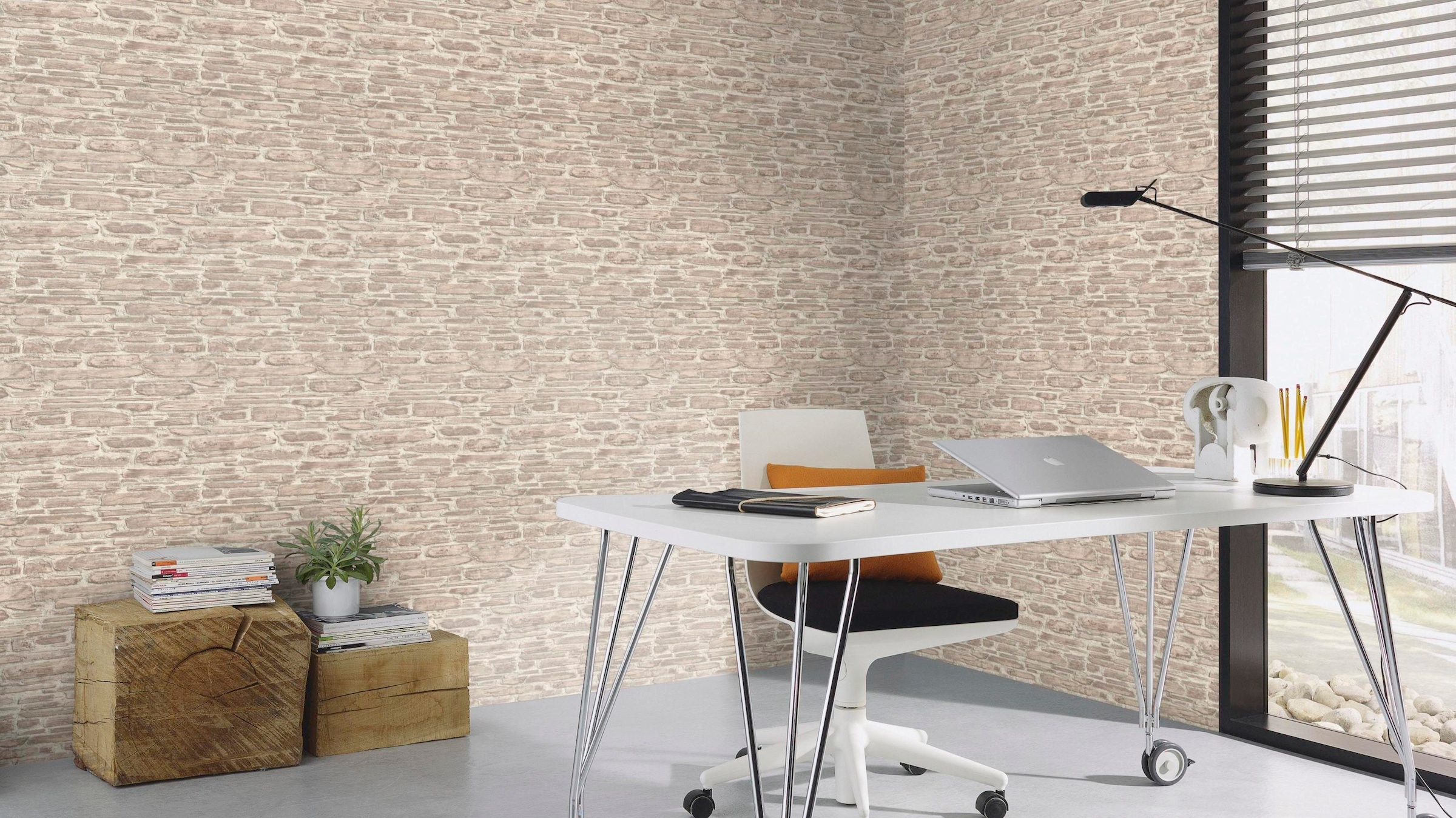 Rasch Vinyltapete »#Tapetenwechsel«, gemustert-Steinoptik