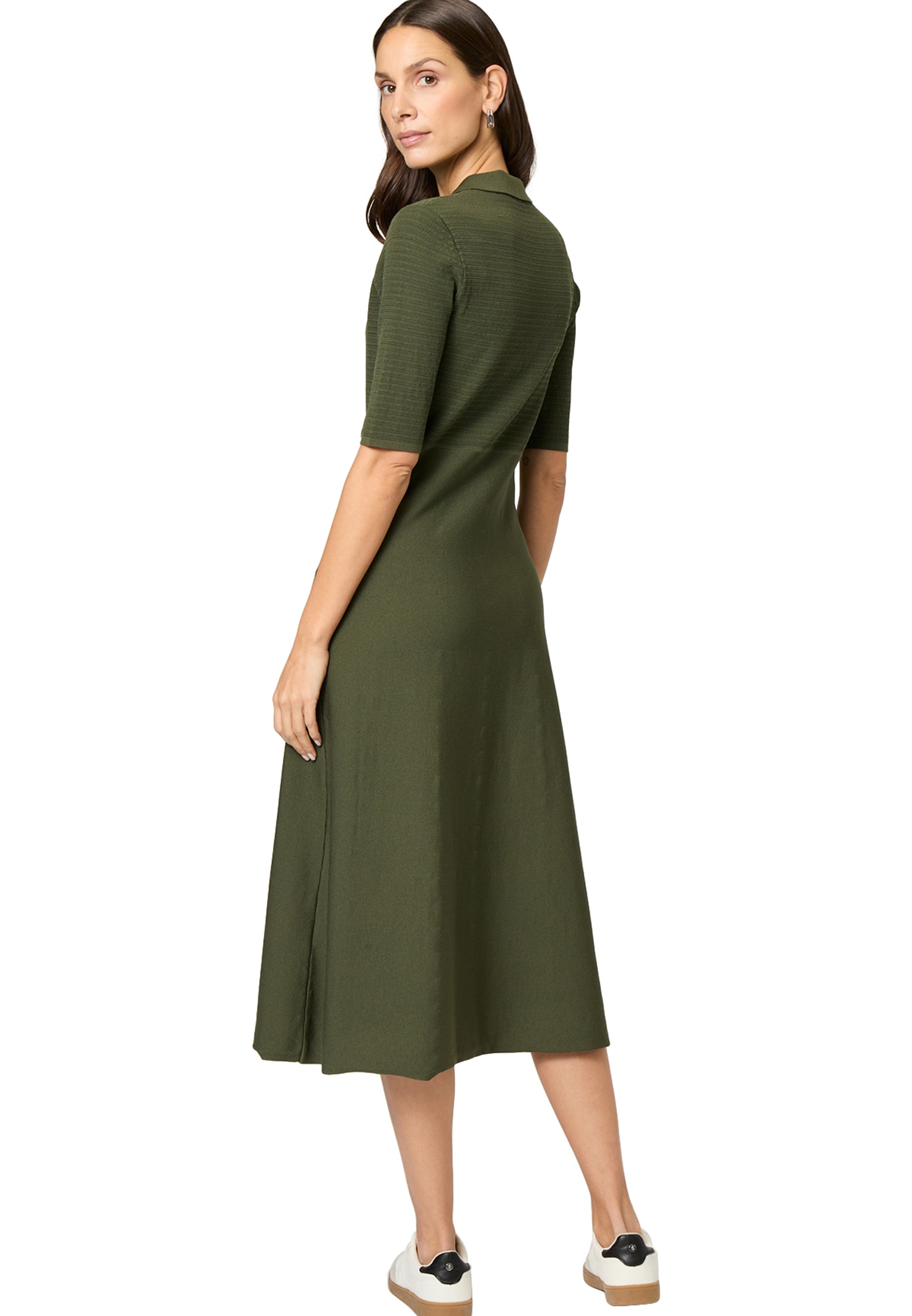 Zero Strickkleid »Strickkleid mit Knopfleiste«