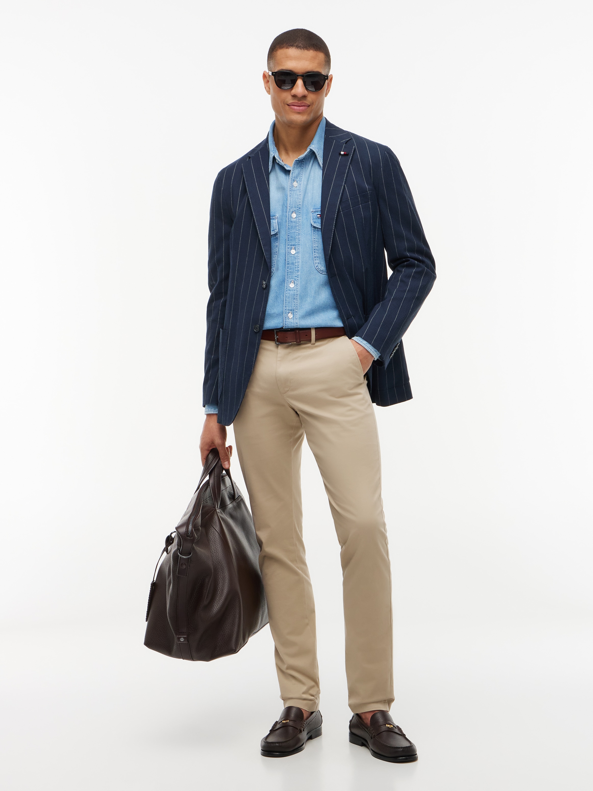 Tommy Hilfiger Chinohose »Chino Bleecker 1985 PIMA CO«