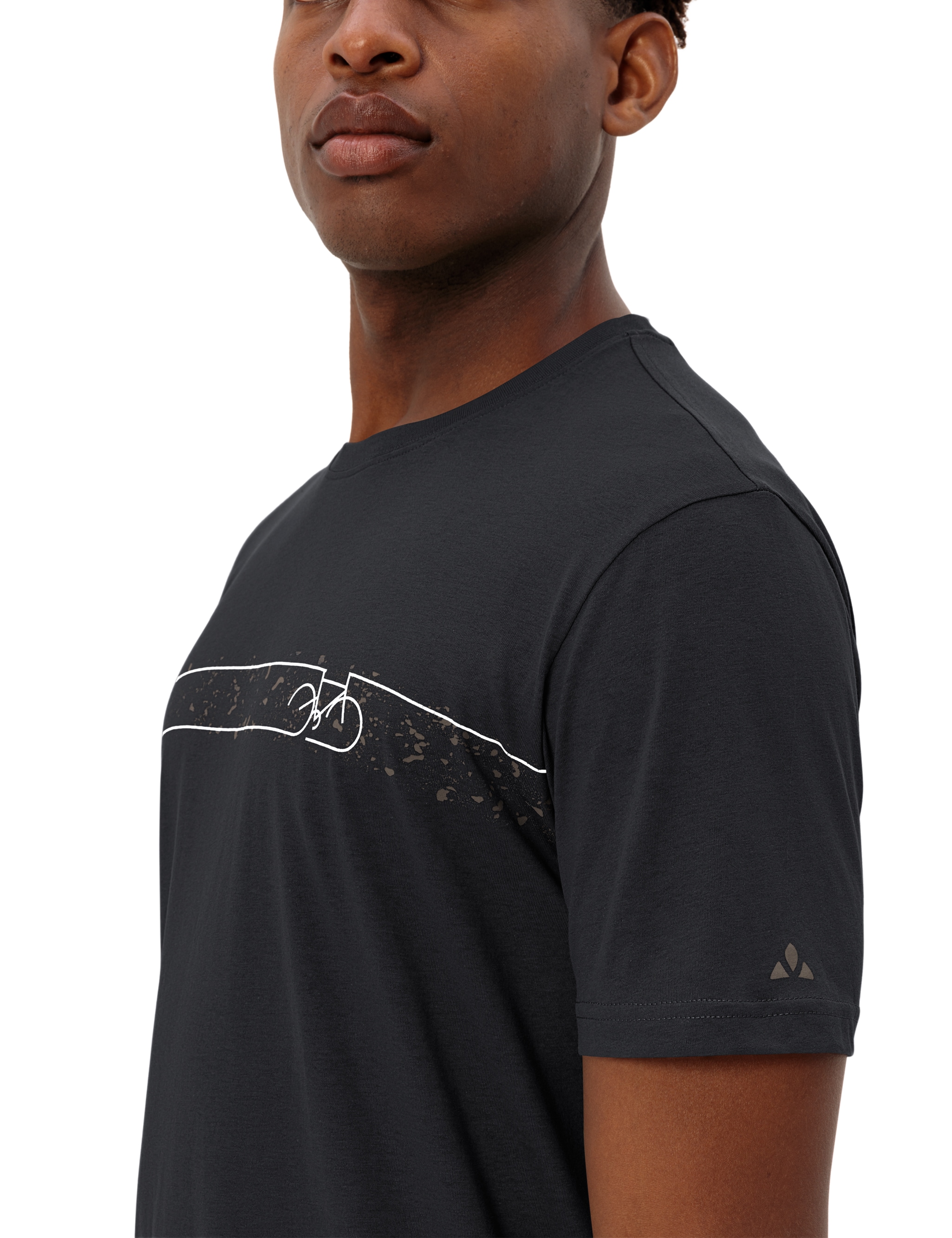 VAUDE Funktionsshirt »MEN'S CYCLIST T-SHIRT V«, Fahrradshirt mit Print