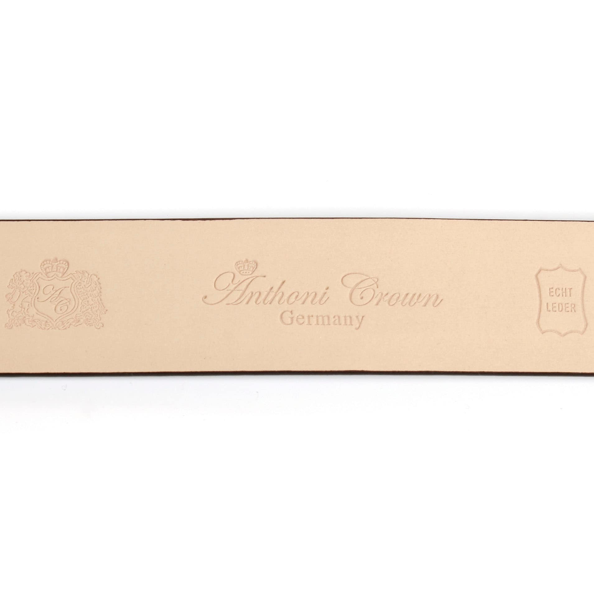 Damengürtel Crown kaufen filigraner mit Anthoni Ledergürtel, Automatik Schließe bequem