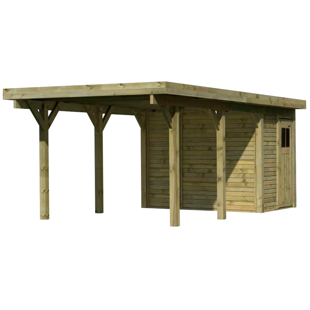 Karibu Einzelcarport »Classic 2«, Holz, 250 cm, natur