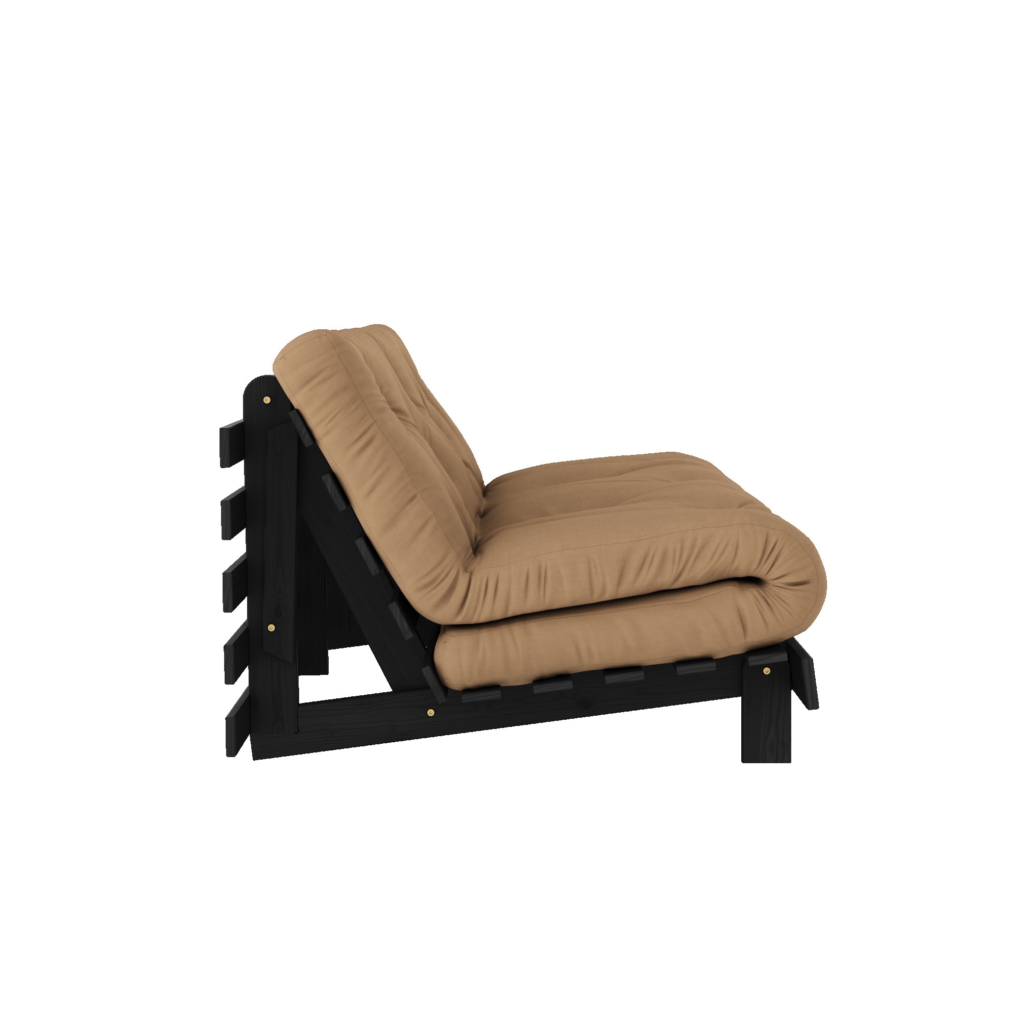 Karup Design Daybett »Daybett Roots Schlafsofa – Gästebett & Sofa aus FSC®-Kiefer« 2 Stk. tlg. Inkl. Futonmatratze, Liegefläche 160x200 cm, FSC® zertifizierte Kiefer