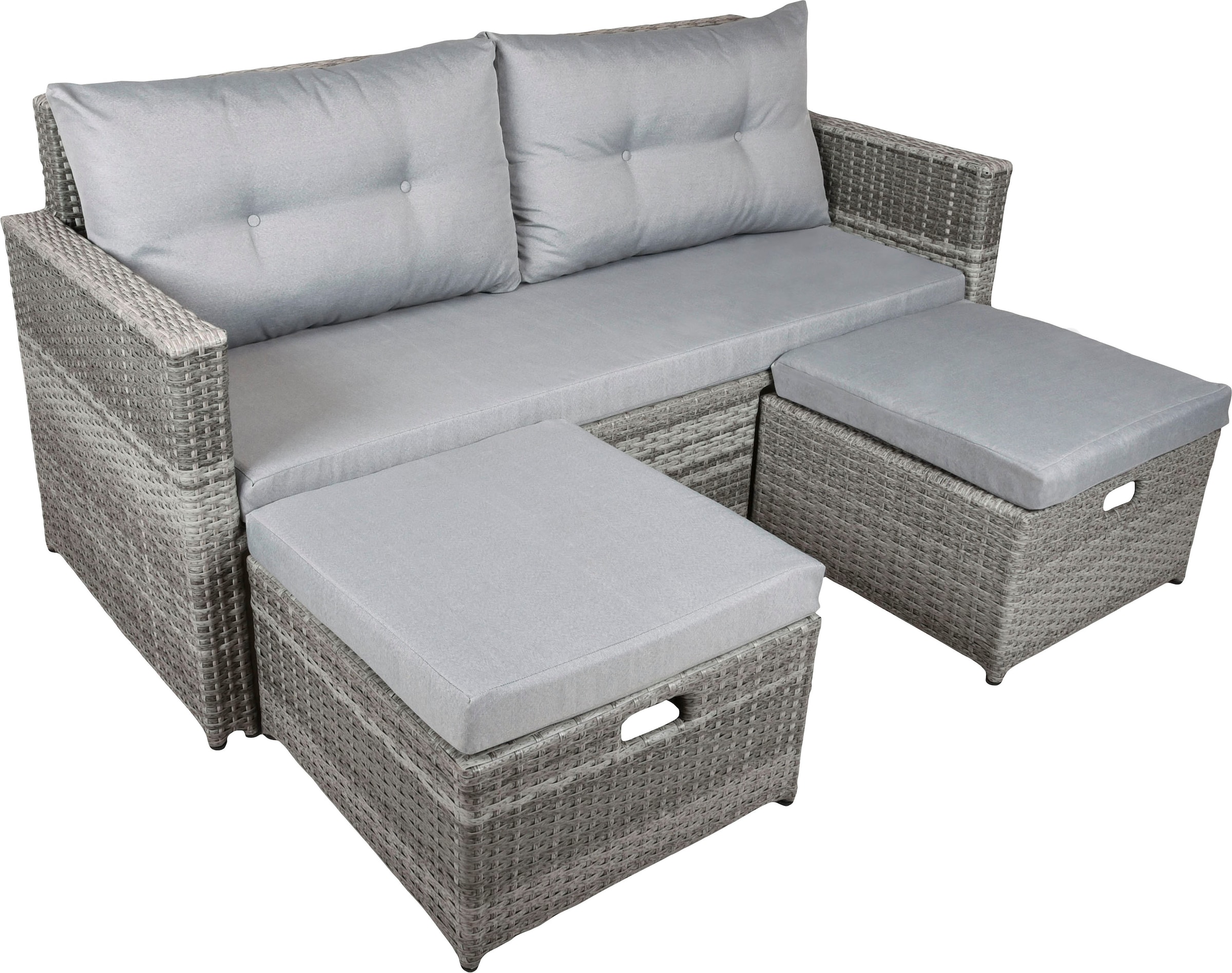 Garden Pleasure Gartenlounge-Set "MALTA" 4 Stk. tlg.