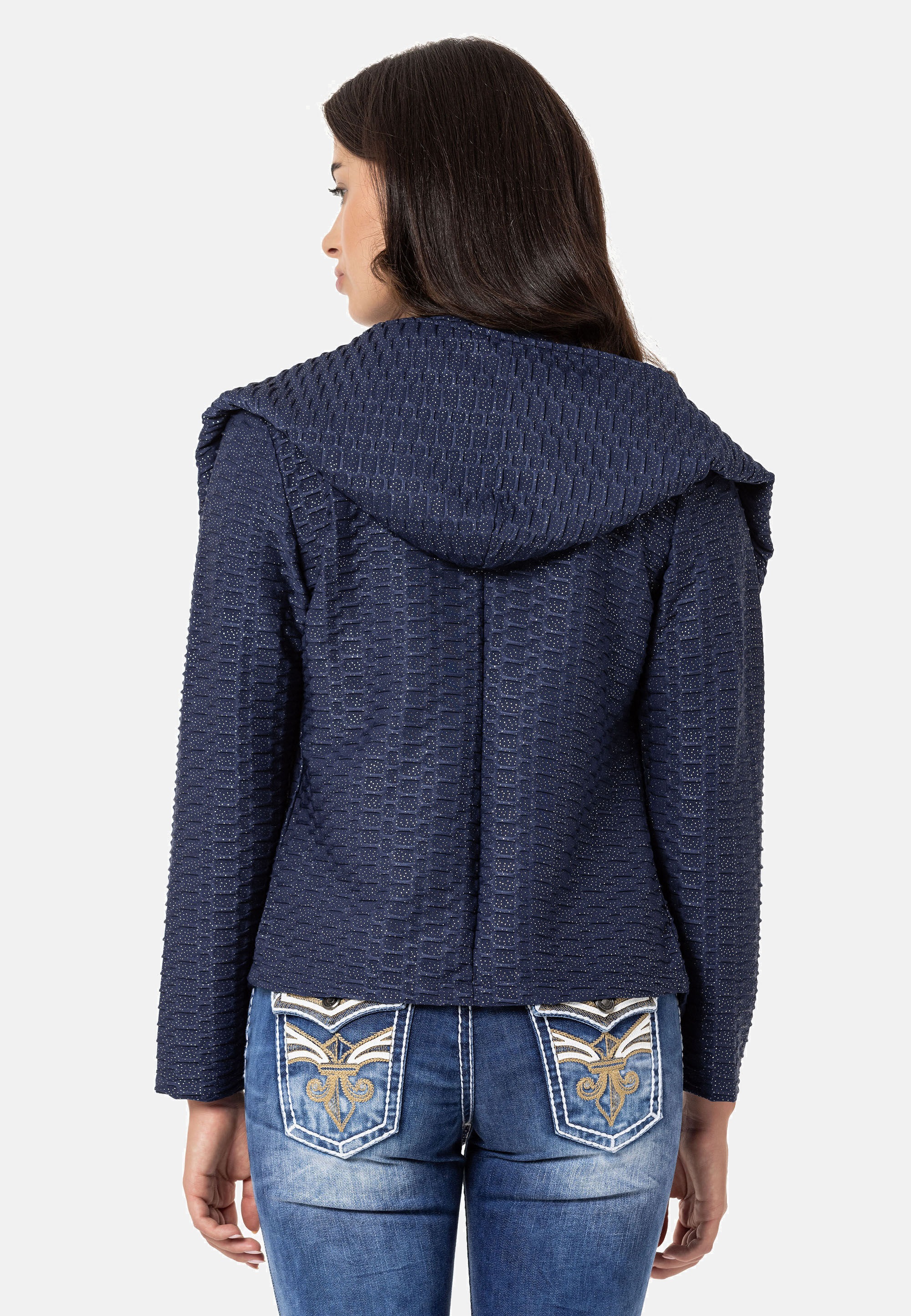 Cipo & Baxx Sweatjacke »Cipo & Baxx Sweatjacke WL360« mit Kapuze