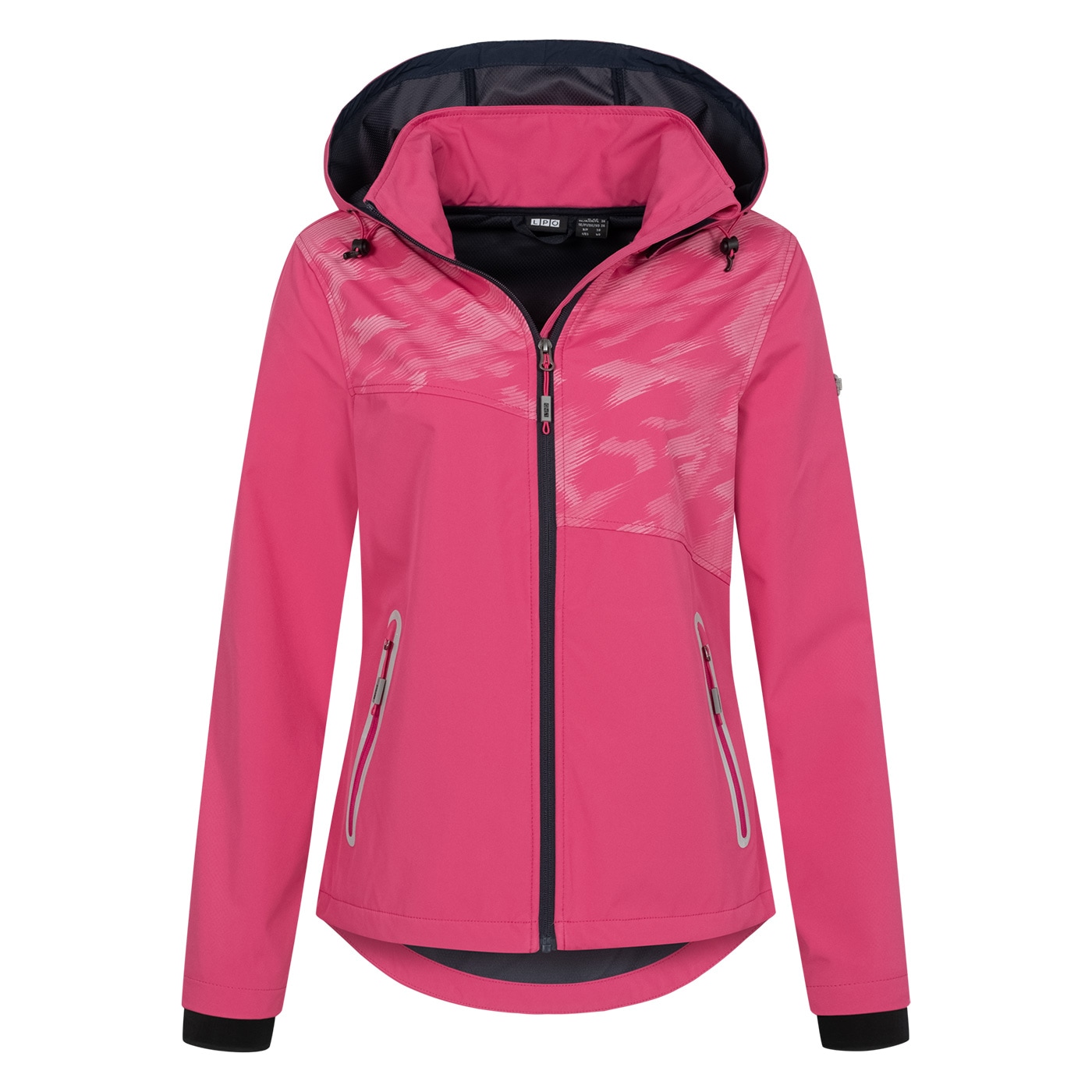 Softshelljacke »MECATINA PEAK III WMN«, mit abnehmbarer Kapuze