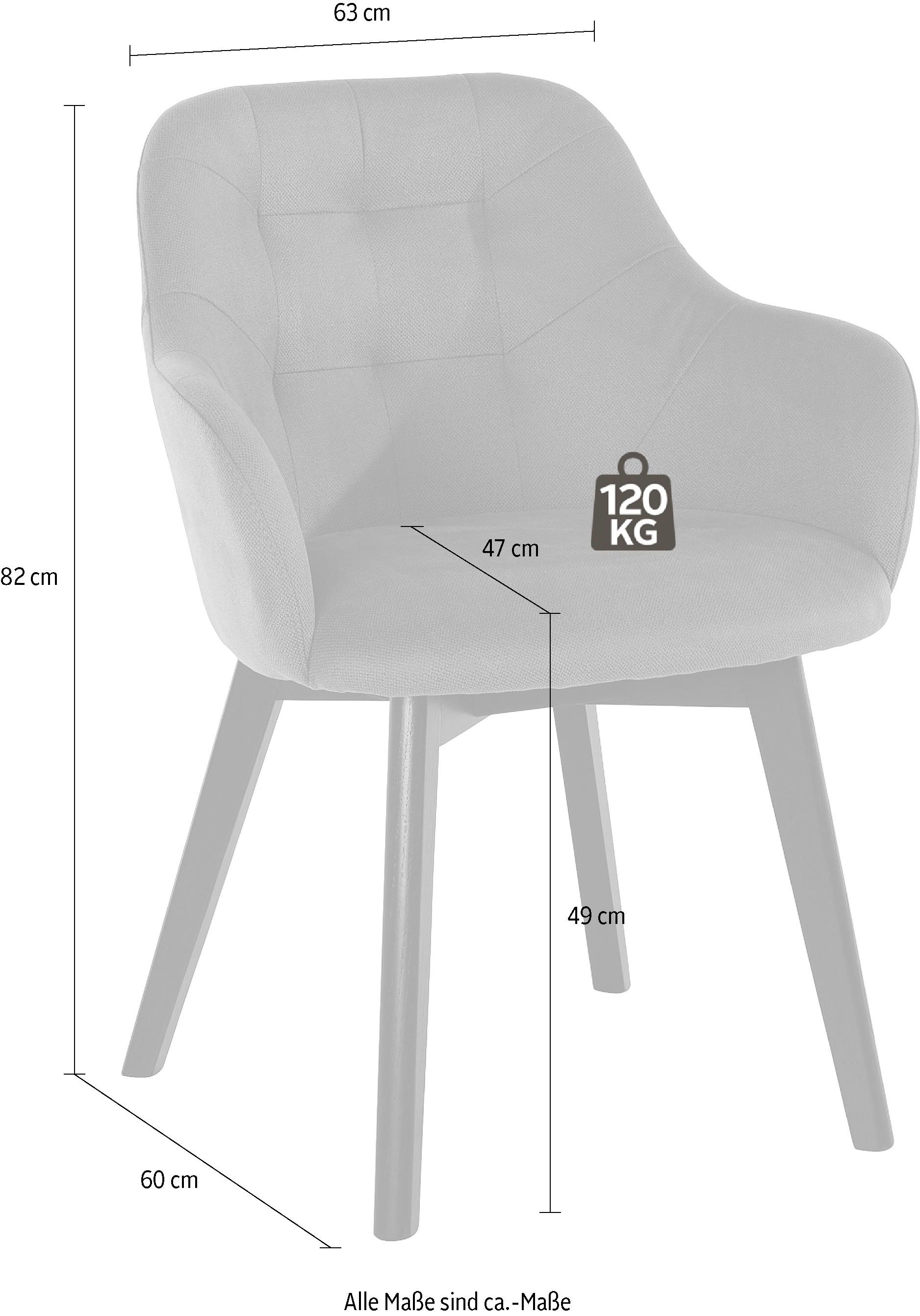 INOSIGN Stuhl »GLORIA«, Strukturstoff 2 kaufen Rechnung Set, St., auf