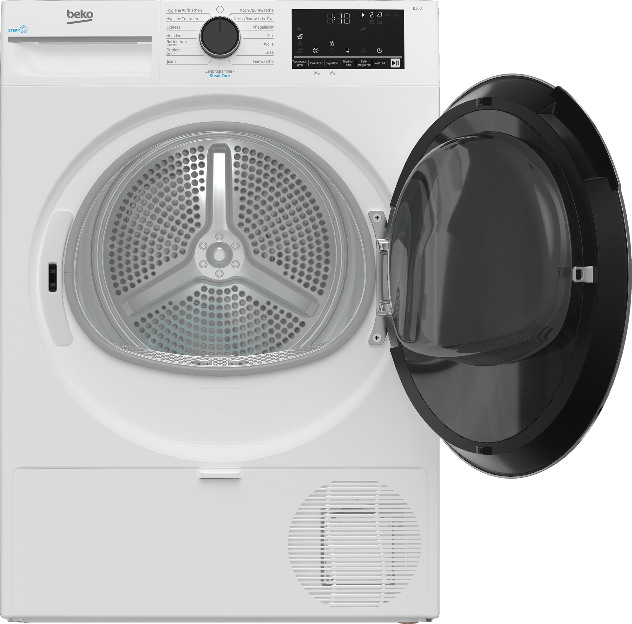 BEKO Wärmepumpentrockner »B3T42249S« SteamCure-Dampffunktion für schonende Pflege und Frische