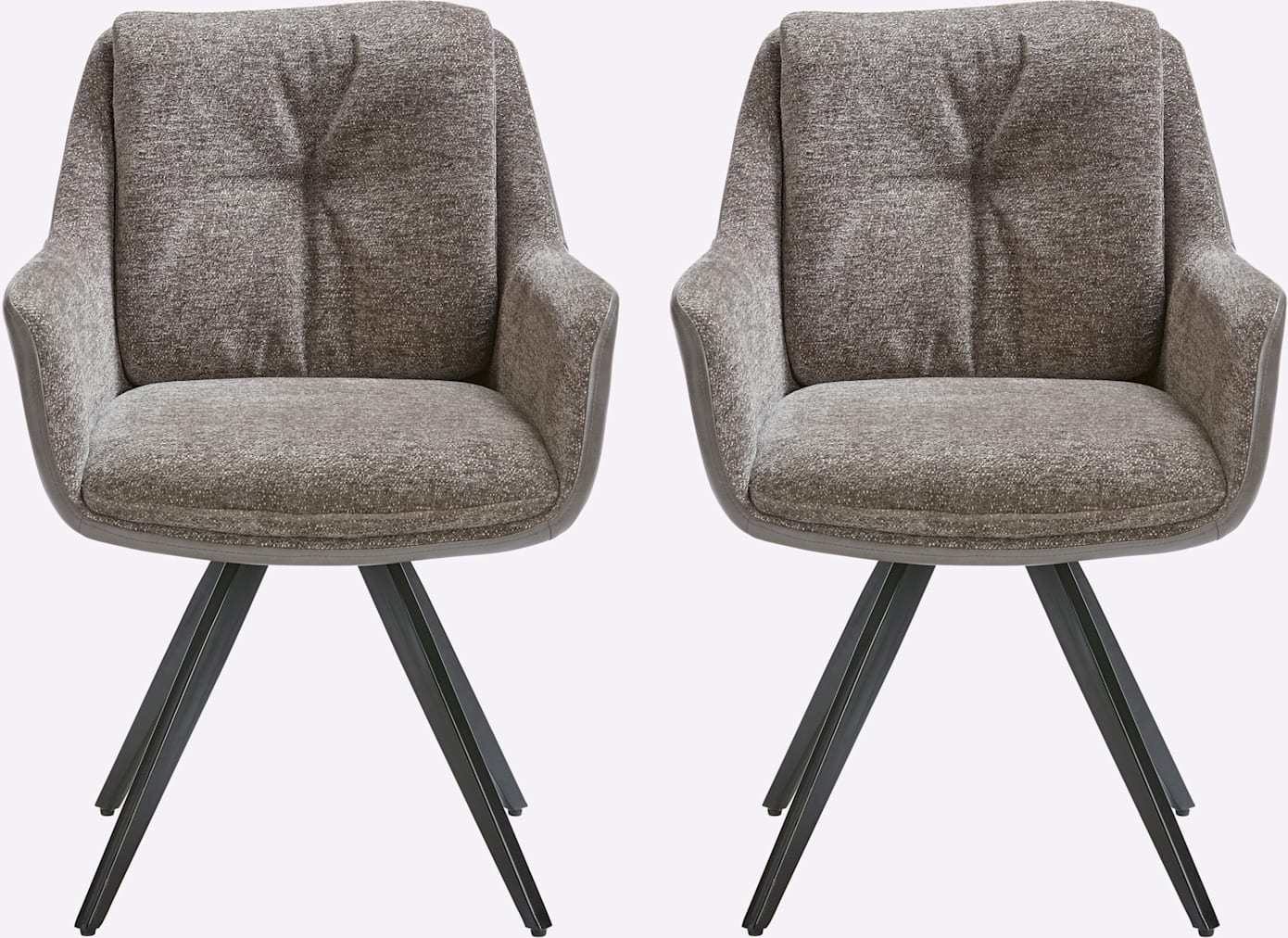 Heine Home Stuhl, grau, 1 Stk., Polyester